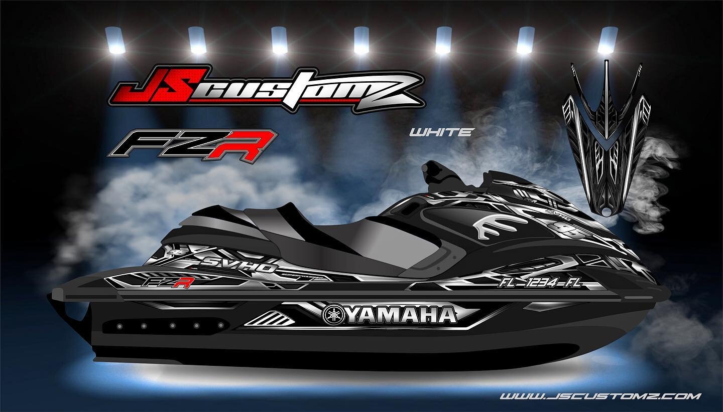 &quot;Design Creates Culture ▪️ Culture Shapes Values▪️ Values Determine The Future And Future Is Our Legacy▪️

▪️Yamaha FZR \ FZS JS4 Graphic Kit▪️

▪️Get your Custom #GraphicKits for SEADOO YAMAHA &amp; KAWASAKI Models, Vassel Registrations▪️Custom
