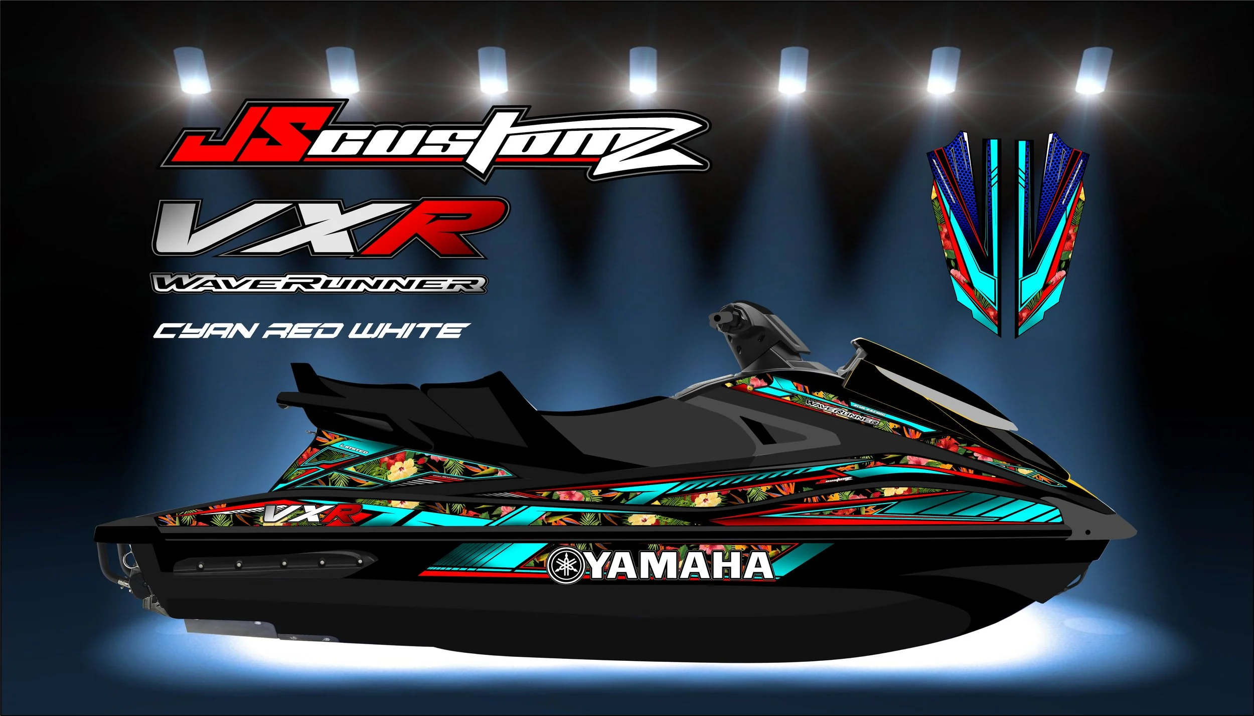 YAMAHA VX 15-20 JS2 GRAPHIC KIT CYAN RED WHITE .jpg