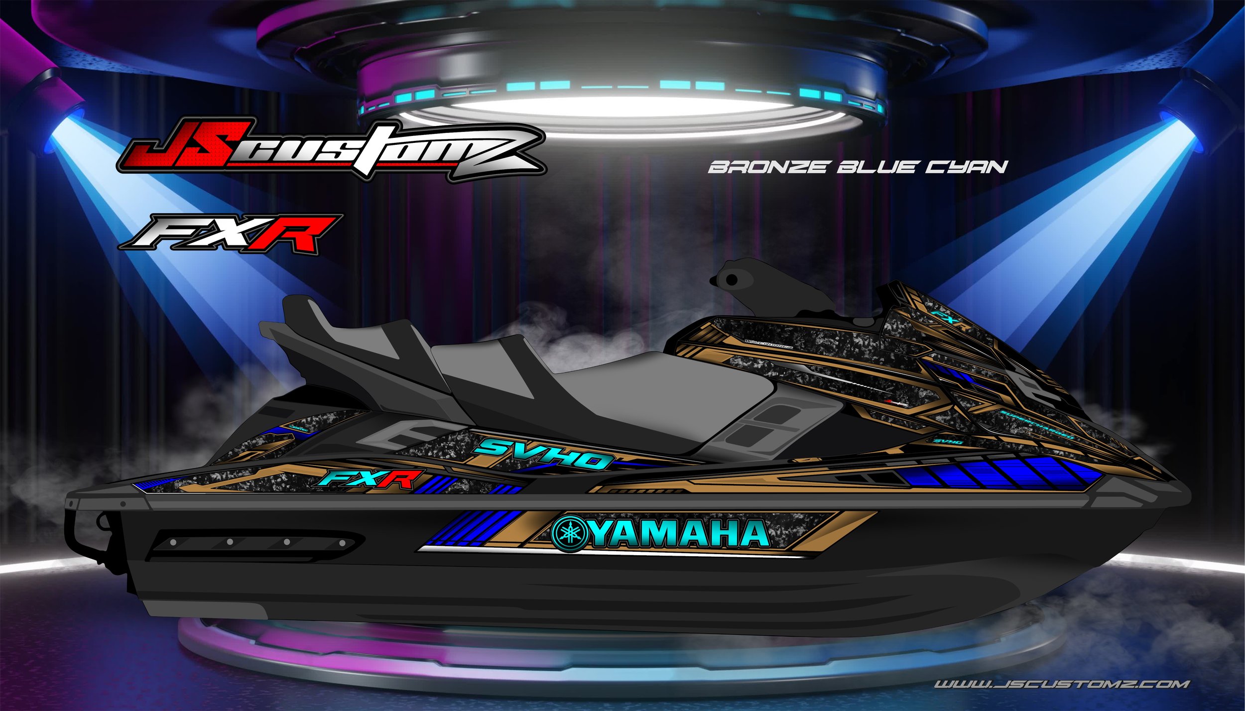 YAMAHA FX 11-18 JS2 GRAPHIC KIT 2024 BRONZE BLUE CYAN.jpg