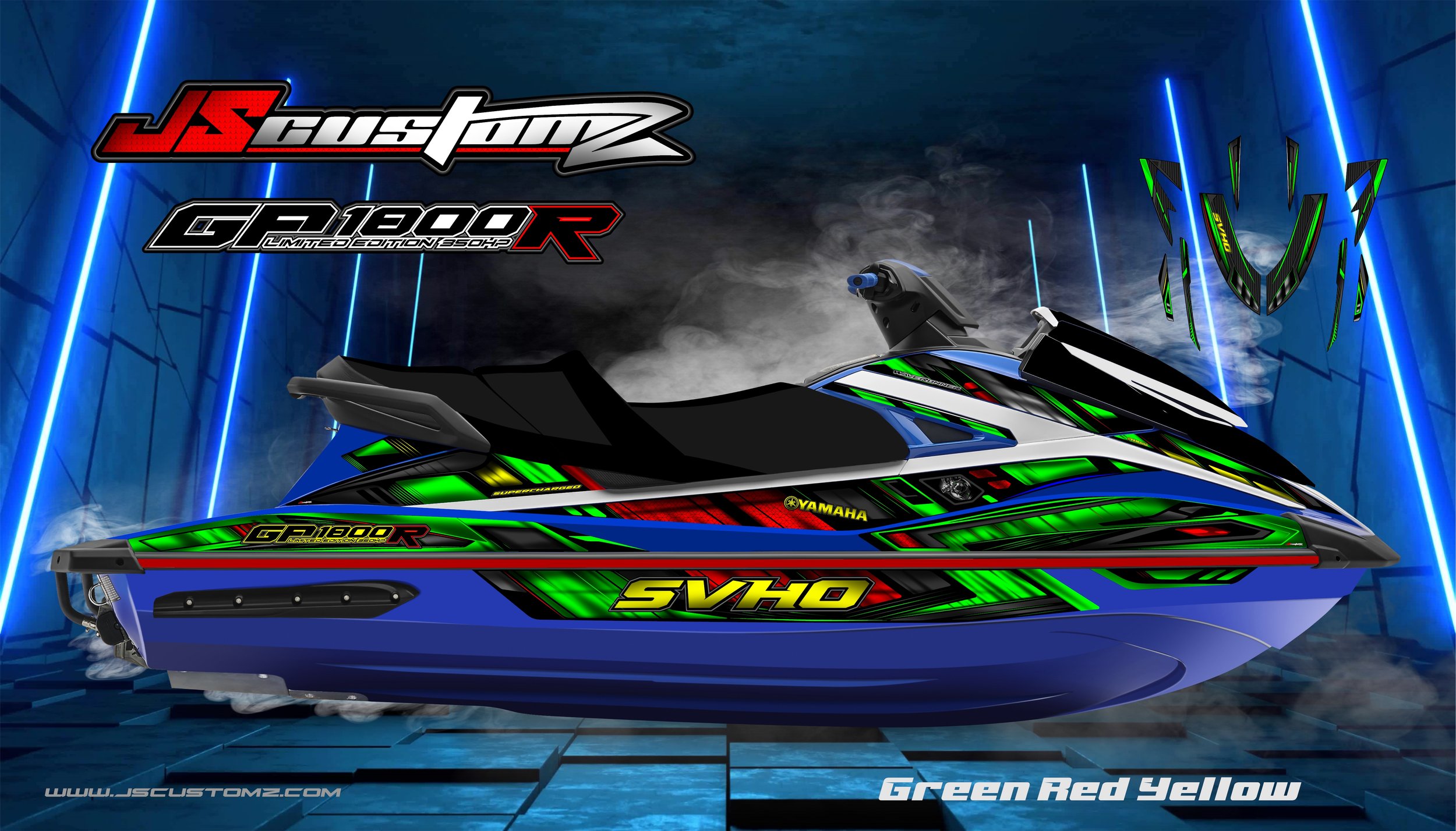 YAMAHA GP 17-20 JS2 GRAPHIC KIT GREEN RED YELLOW.jpg