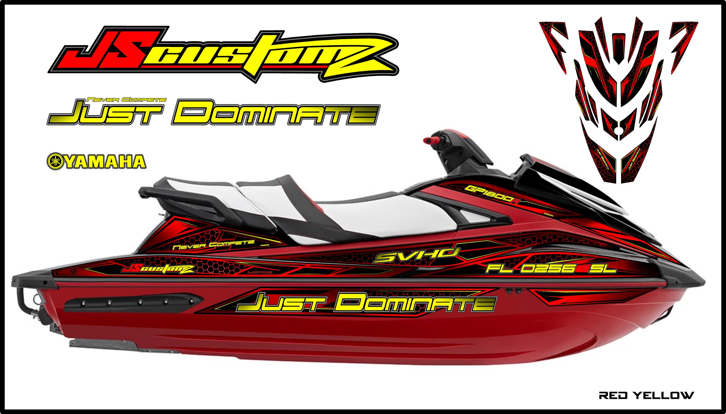 Yamaha GP1800 JS5 Graphic Kit Red Yellow.jpg