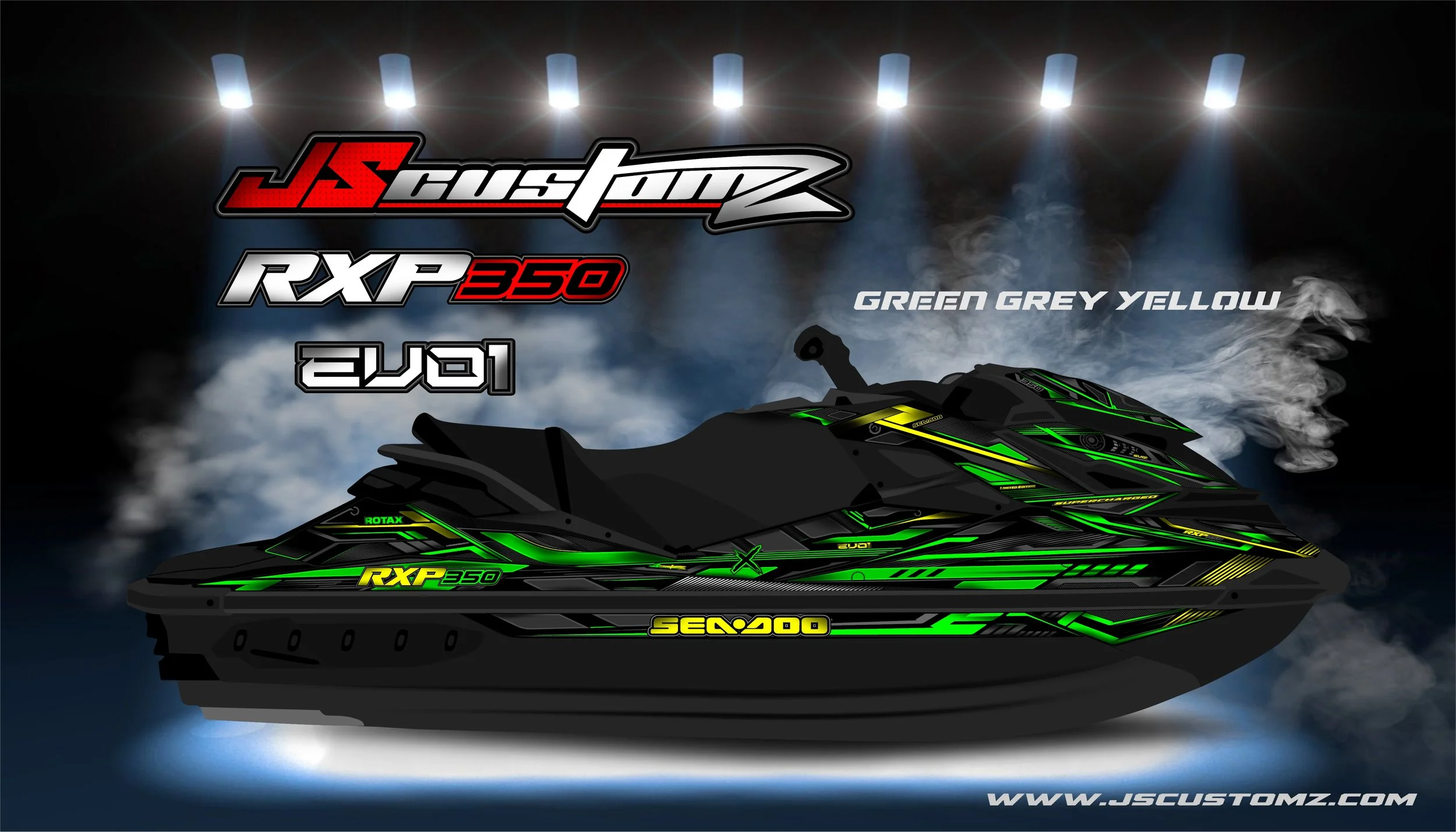 SEADOO RXPX 11-20 JS EVO1 GRAPHIC KIT GREEN GREY YELLOW.jpg