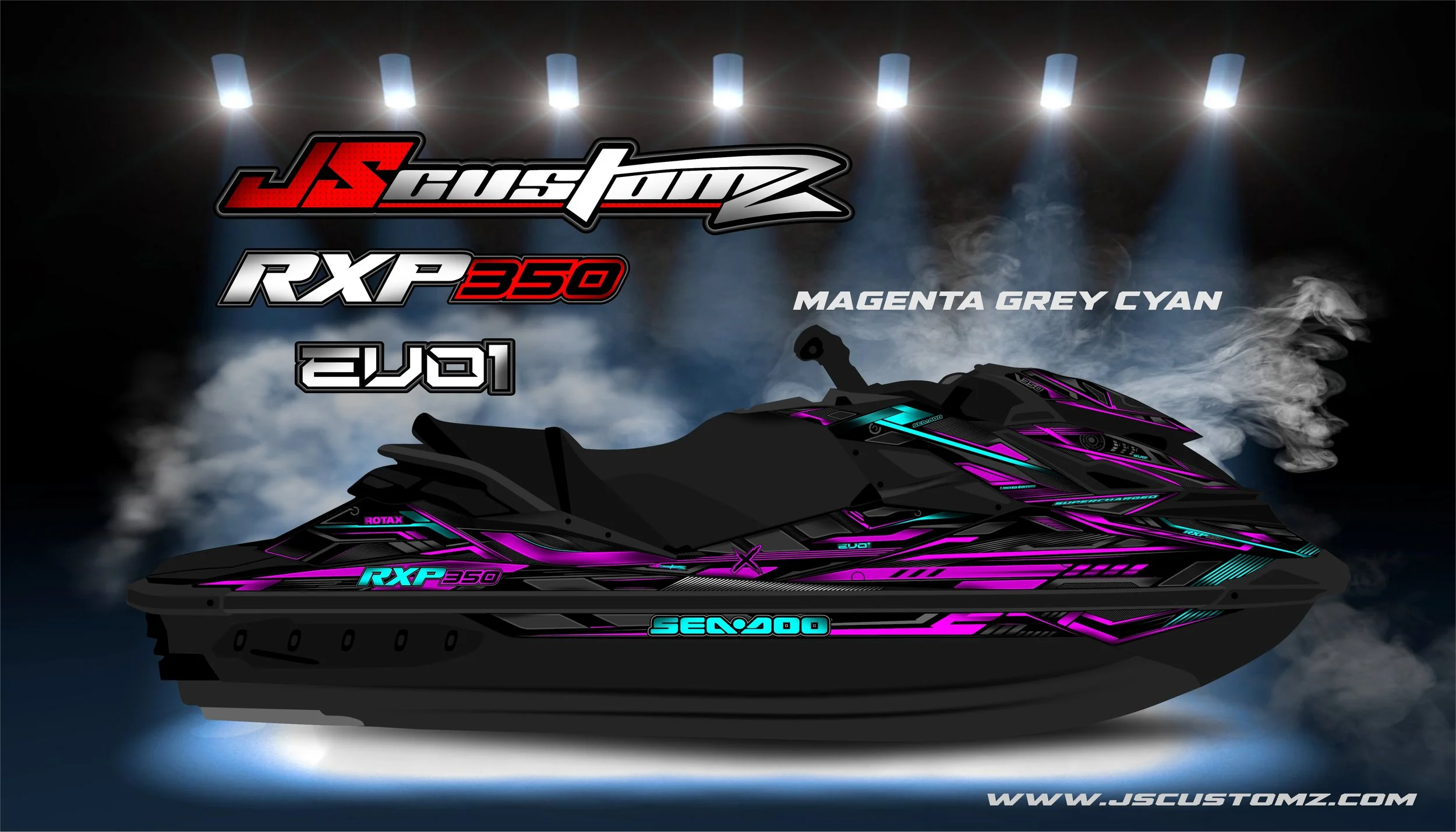 SEADOO RXPX 11-20 JS EVO1 GRAPHIC KIT MAGENTA GREY CYAN.jpg