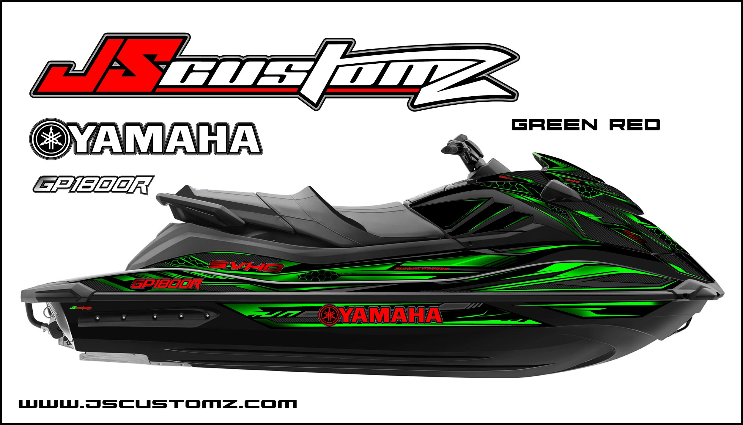 Yamaha GP1800R 2021 JS1 Graphic Kit GREEN RED.jpg