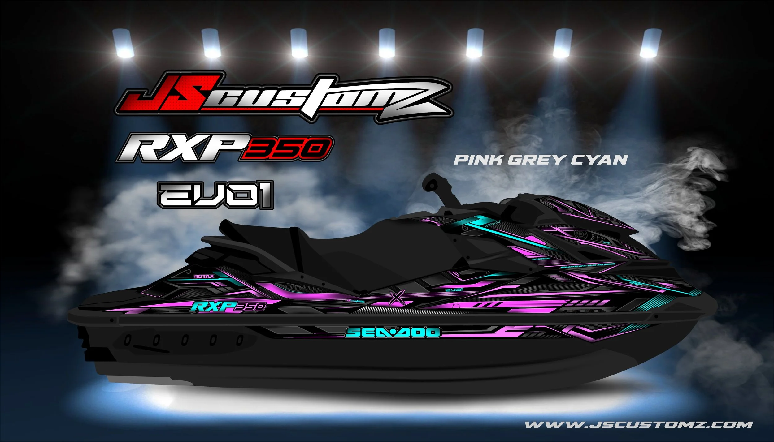 SEADOO RXPX 11-20 JS EVO1 GRAPHIC KIT PINK GREY CYAN.jpg
