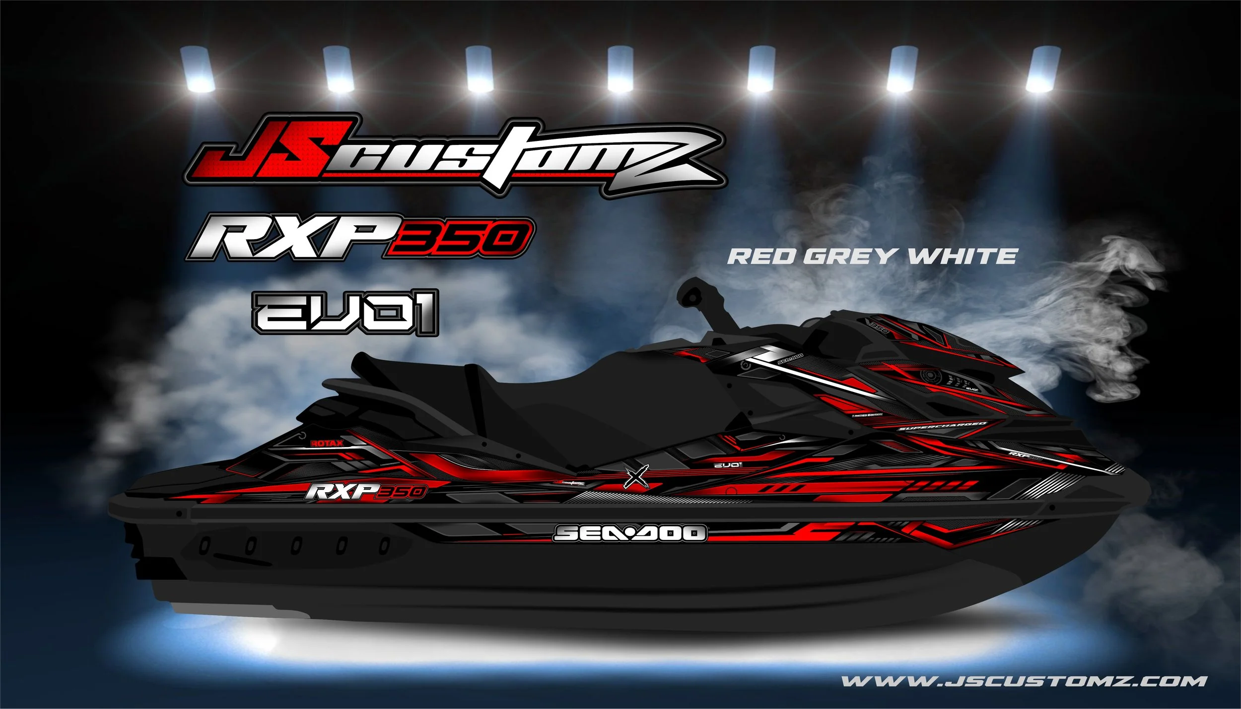 SEADOO RXPX 11-20 JS EVO1 GRAPHIC KIT RED GREY WHITE.jpg