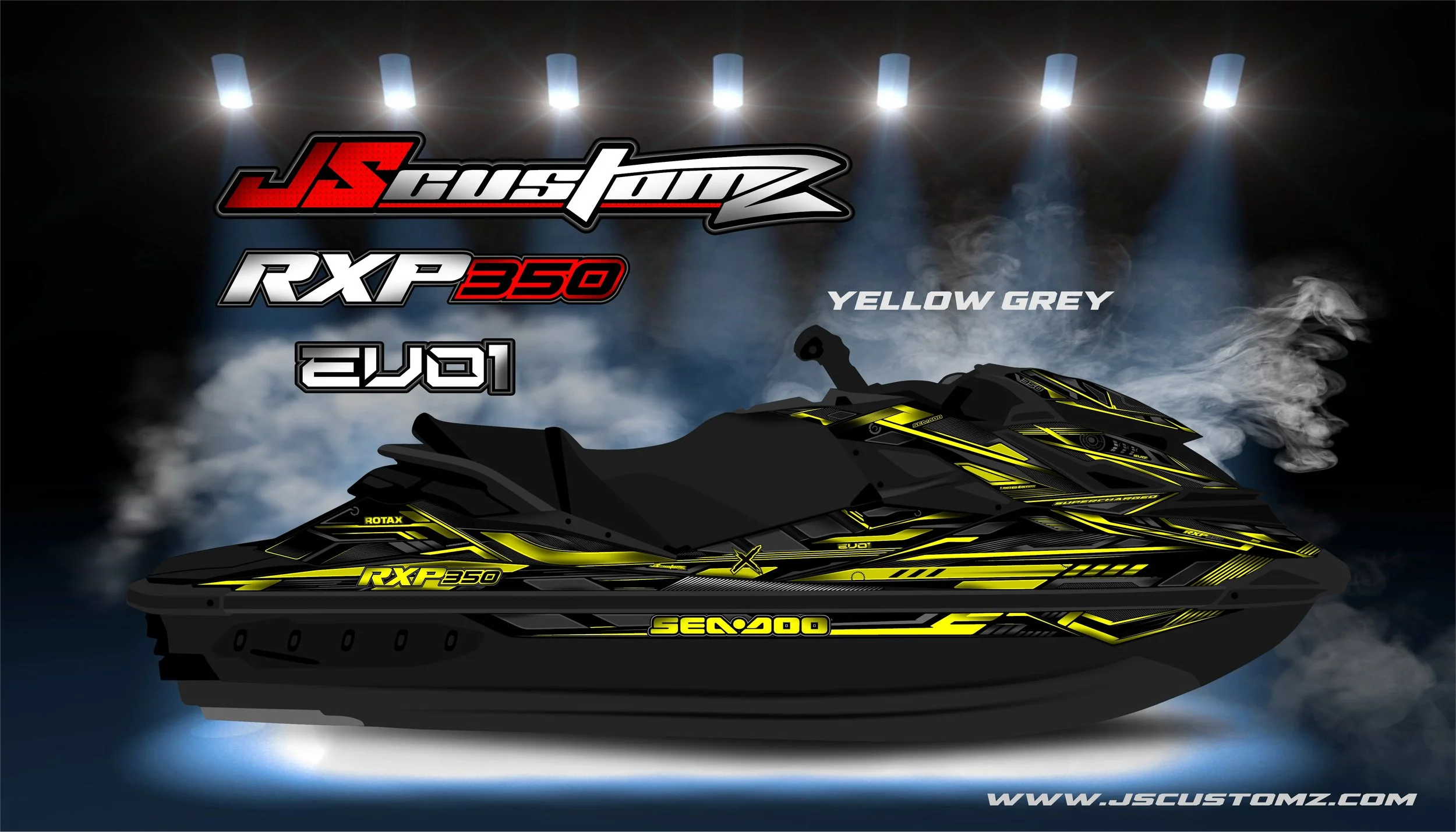 SEADOO RXPX 11-20 JS EVO1 GRAPHIC KIT YELLOW GREY.jpg
