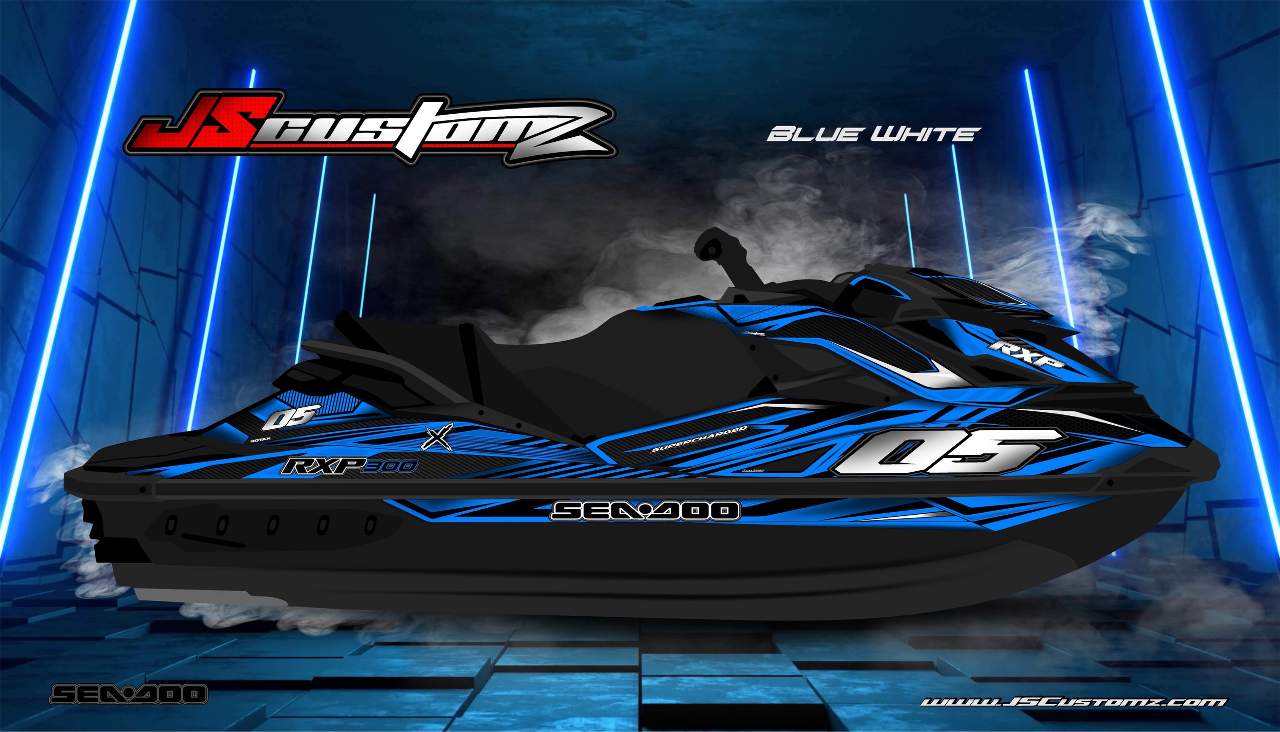 SEADOO RXP 2011-2020 JS2 GRAPHIC KIT BLUE WHITE.jpg
