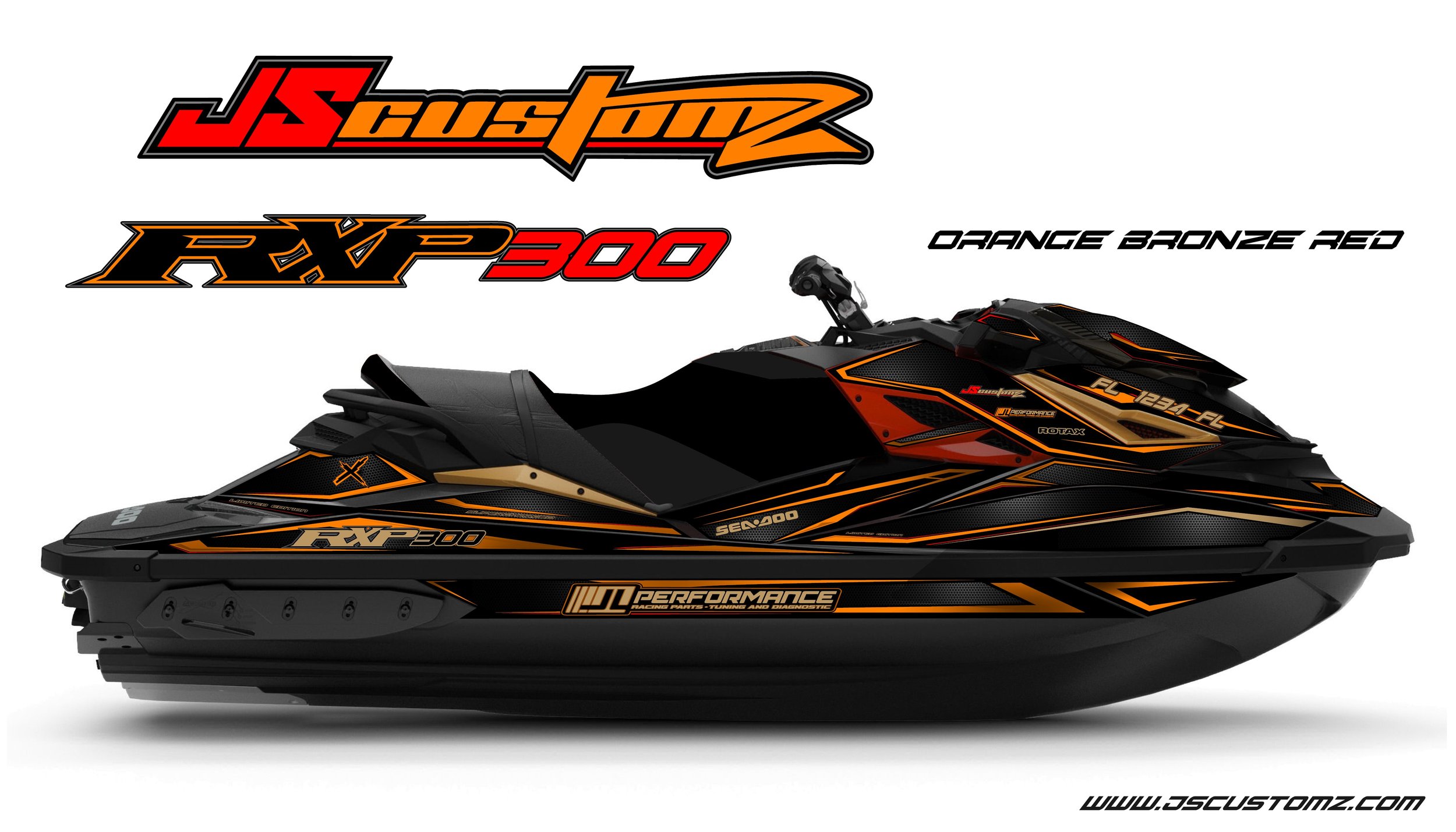 SEADOO RXP JS4 FULL COLOR GRAPHIC KIT ORANGE BRONZE RED.jpg