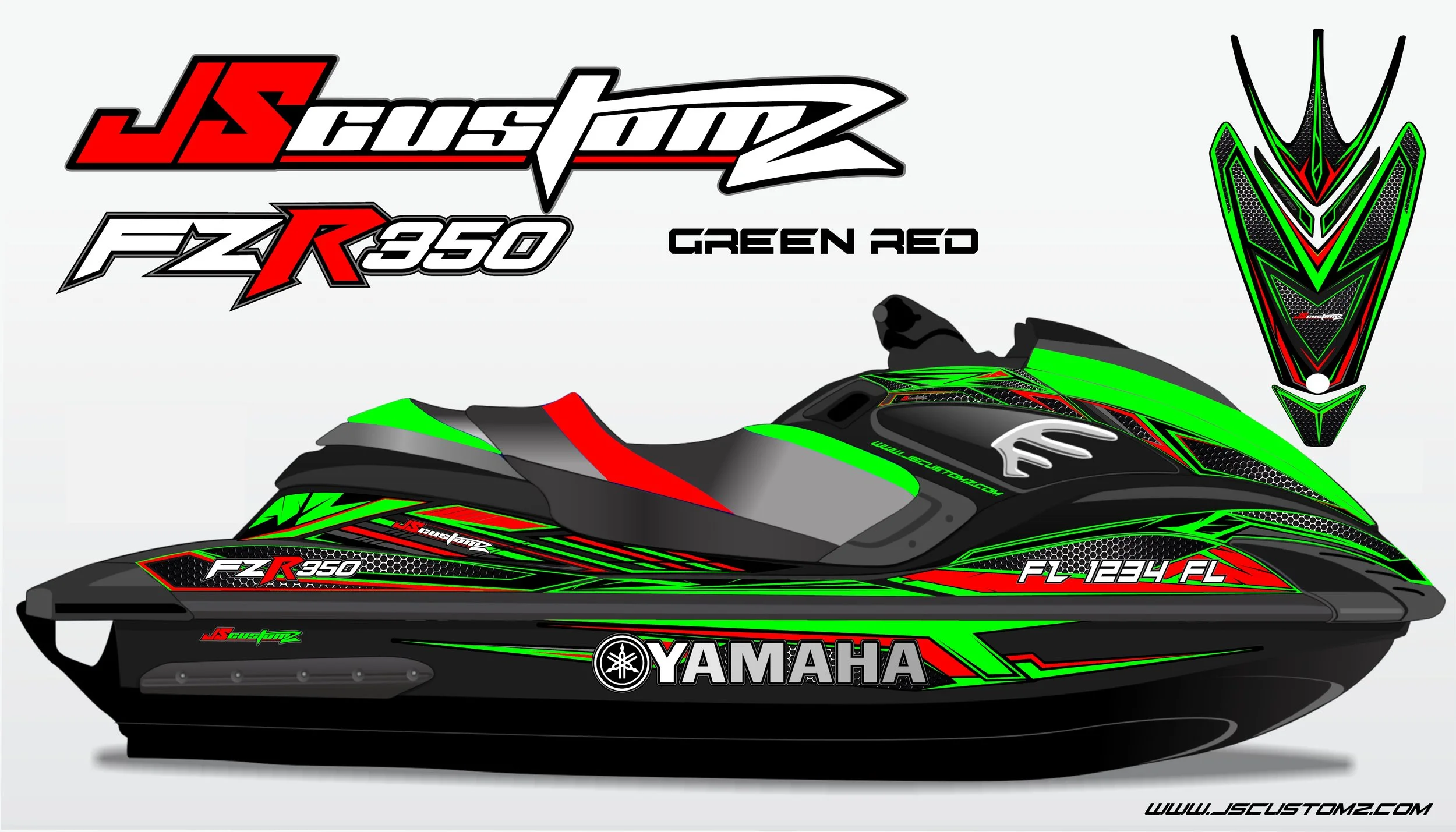 YAMAHA FZR JS1 FULL COLOR GRAPHIC KIT GREEN RED.jpg