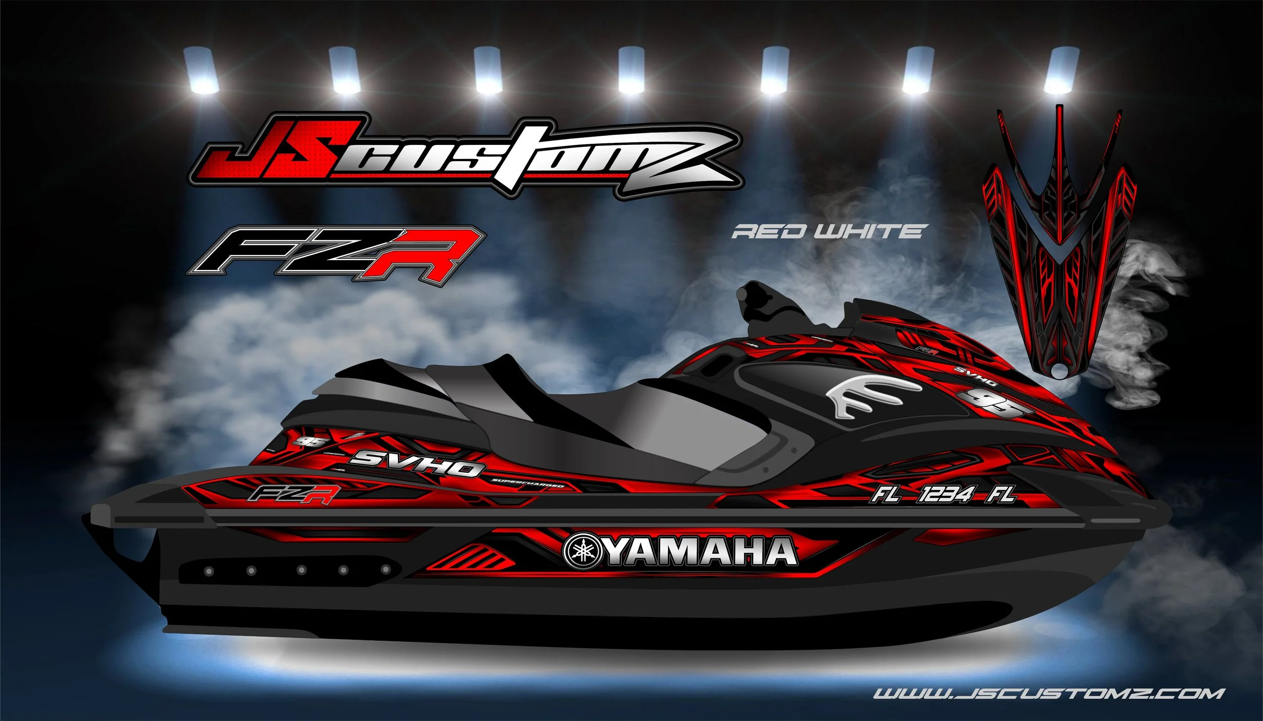 YAMAHA FZR - FZS JS4 GRAPHIC KIT RED WHITE.jpg