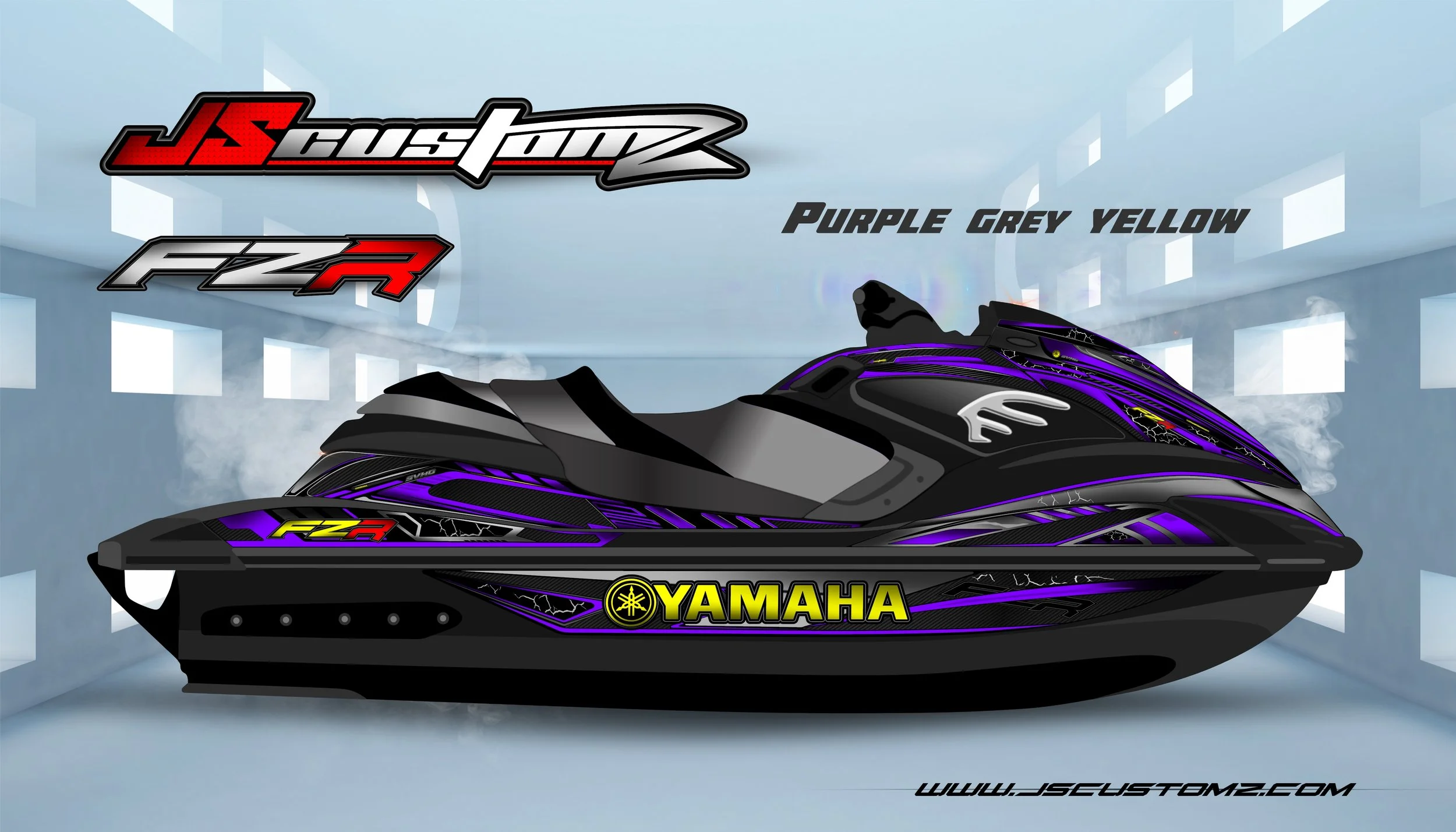 YAMAHA FZR JS5 GRAPHIC KIT PURPLE GREY YELLOW.jpg