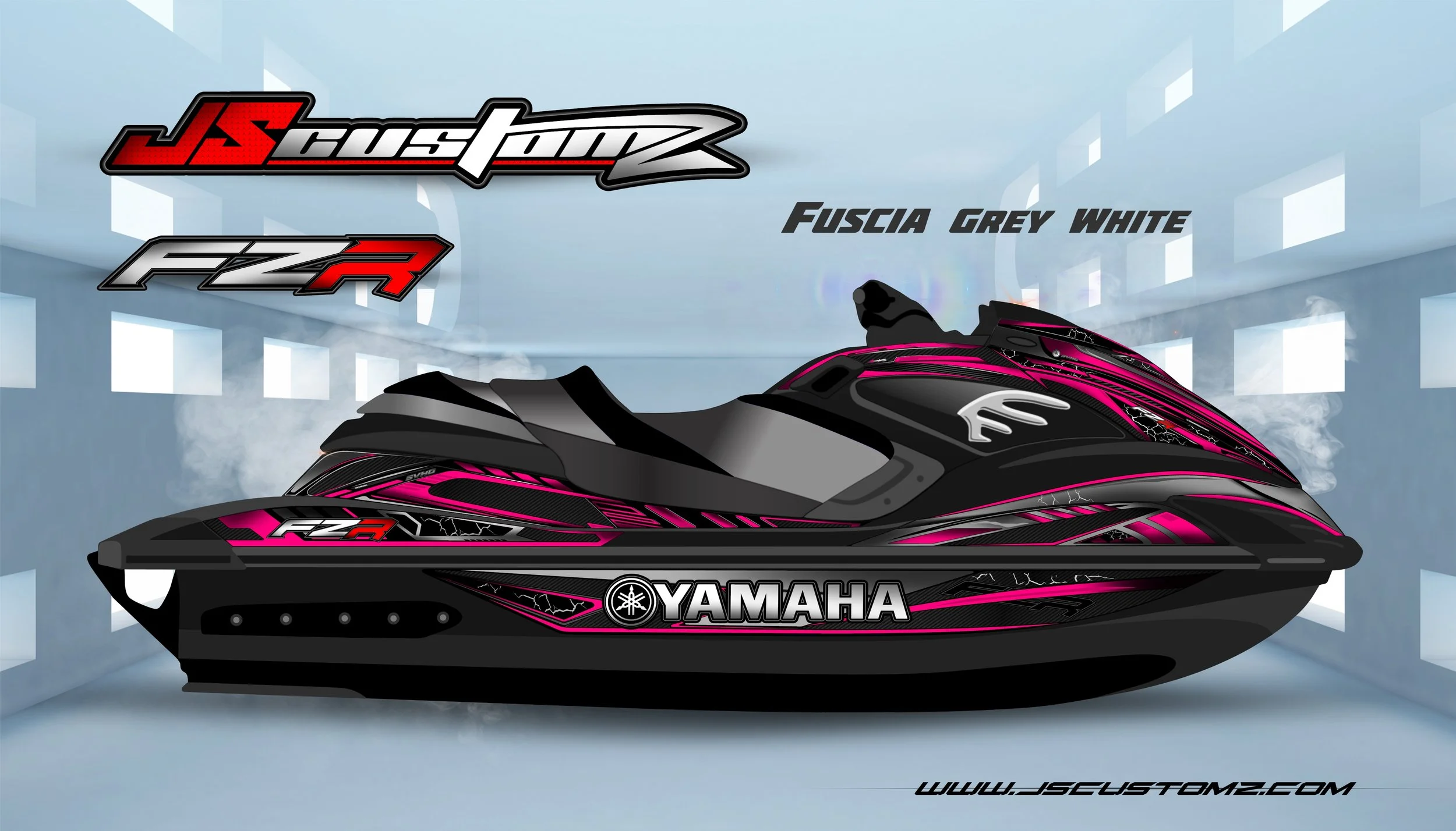 YAMAHA FZR JS5 GRAPHIC KIT FUSCIA GREY WHITE.jpg
