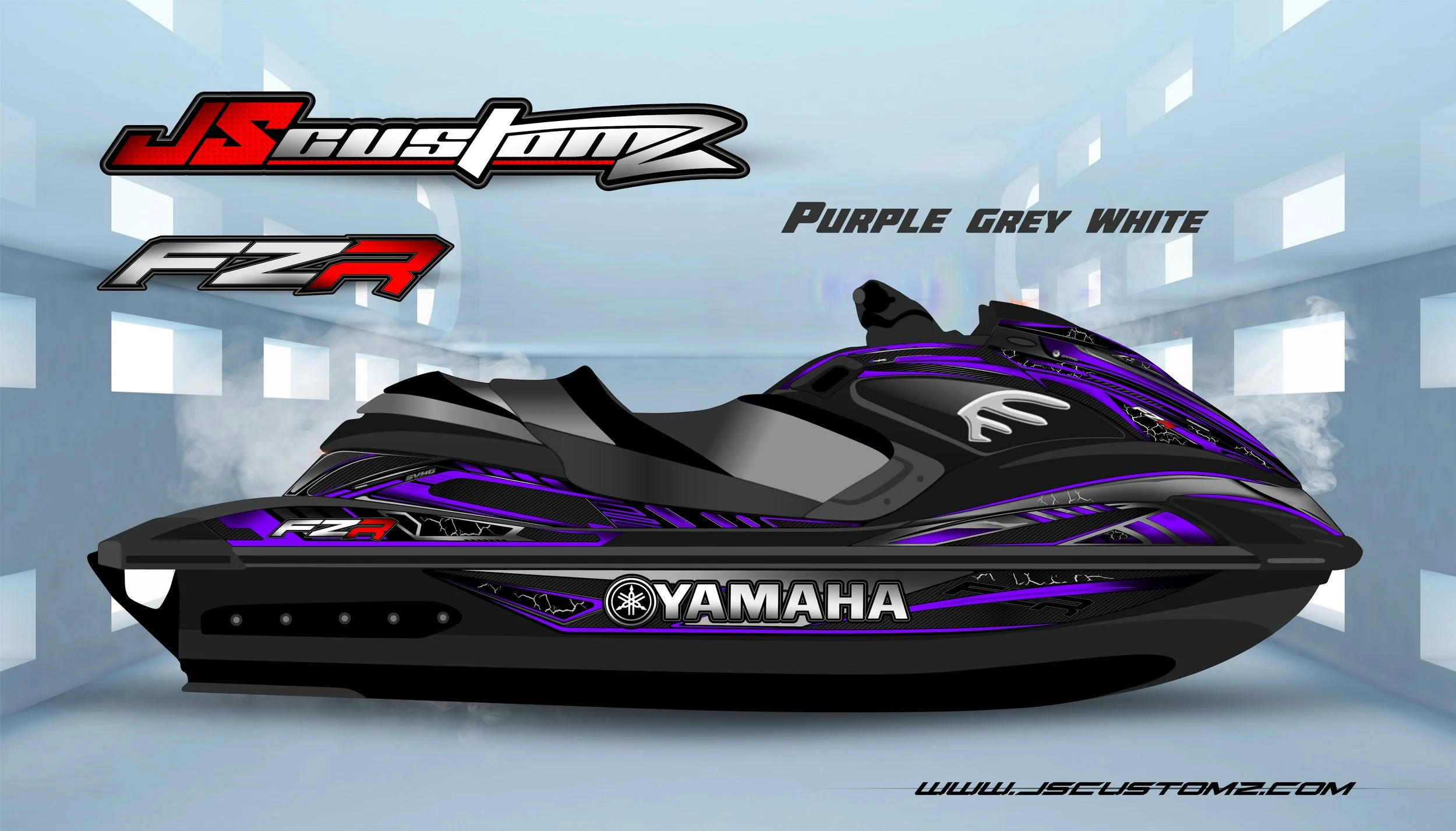 YAMAHA FZR JS5 GRAPHIC KIT PURPLE GREY WHITE.jpg