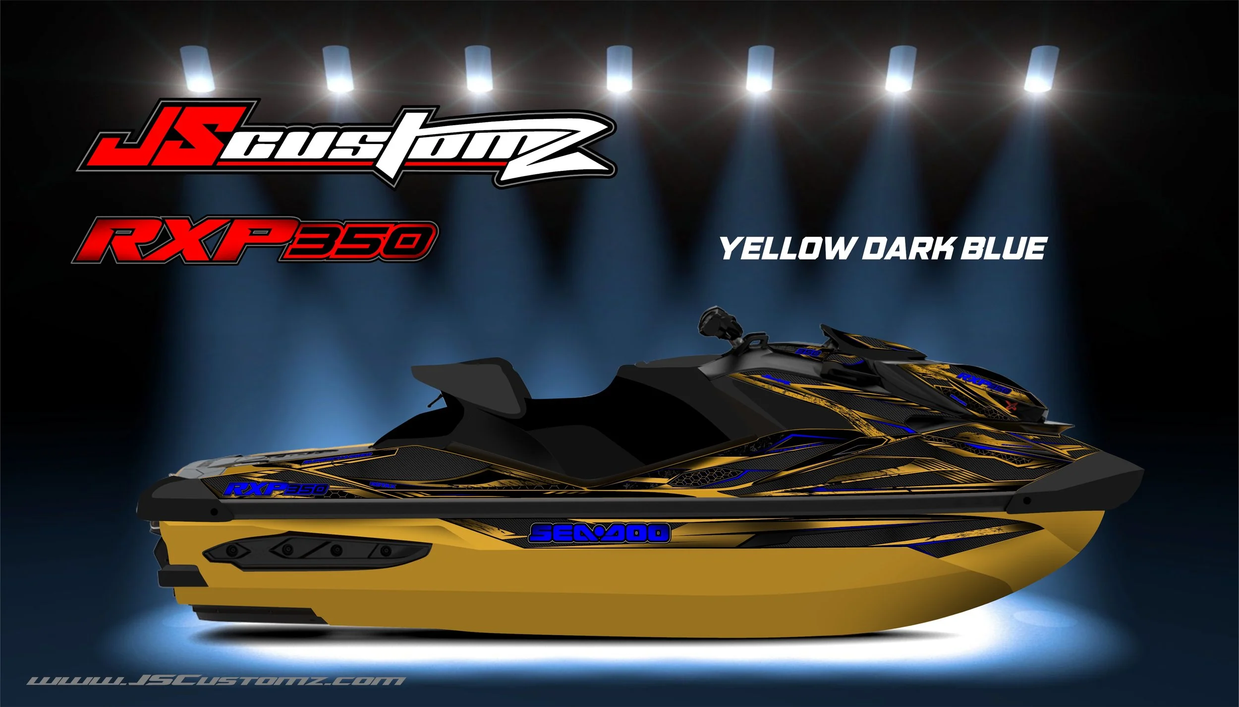SEADOO RXPX 21-UP YELLOW JS1 GRAPHIC KIT YELLOW DARK BLUE.jpg