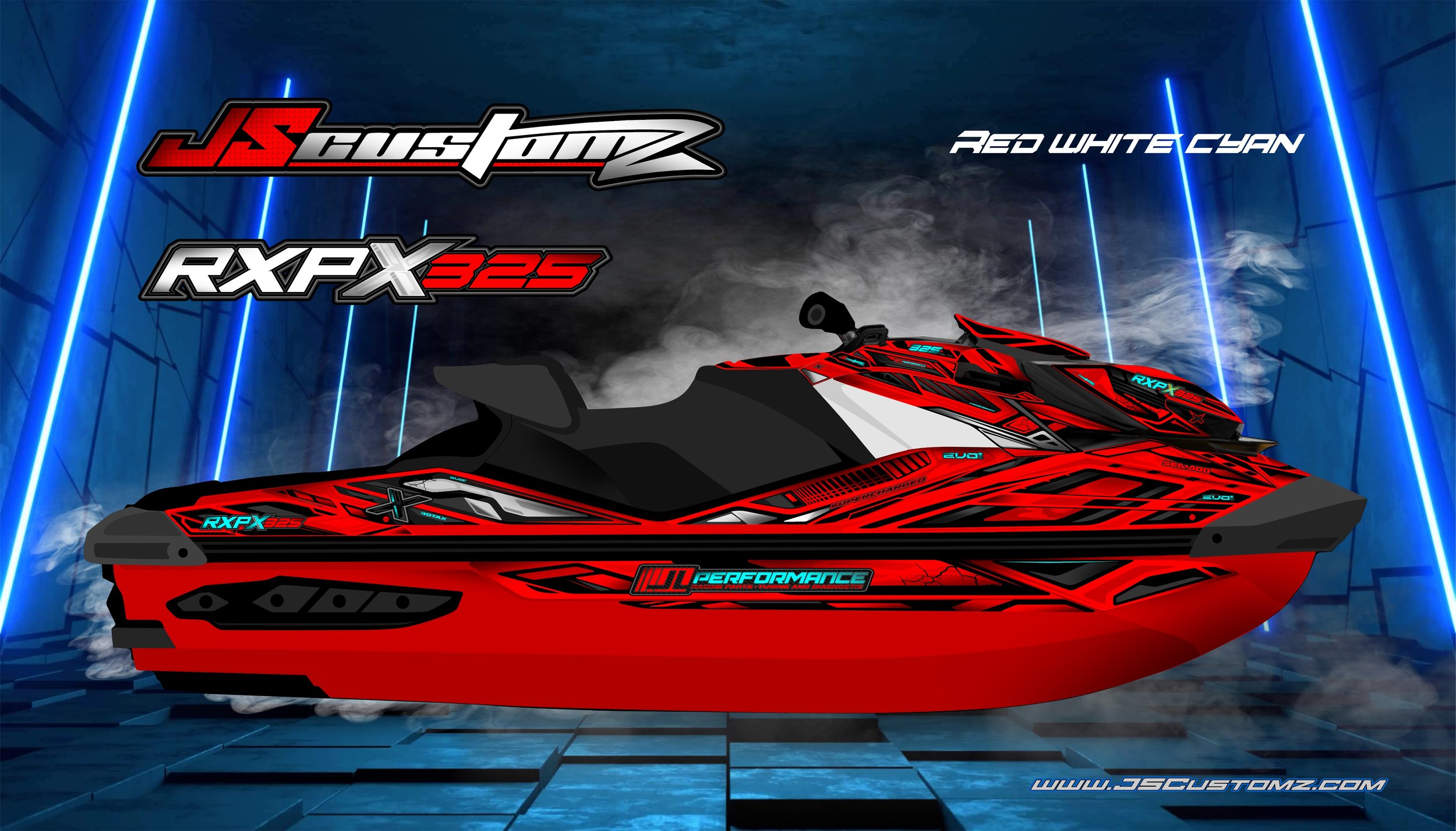 SEADOO RXPX 21-UP EVO1 GRAPHIC KIT RED WHITE CYAN.jpg