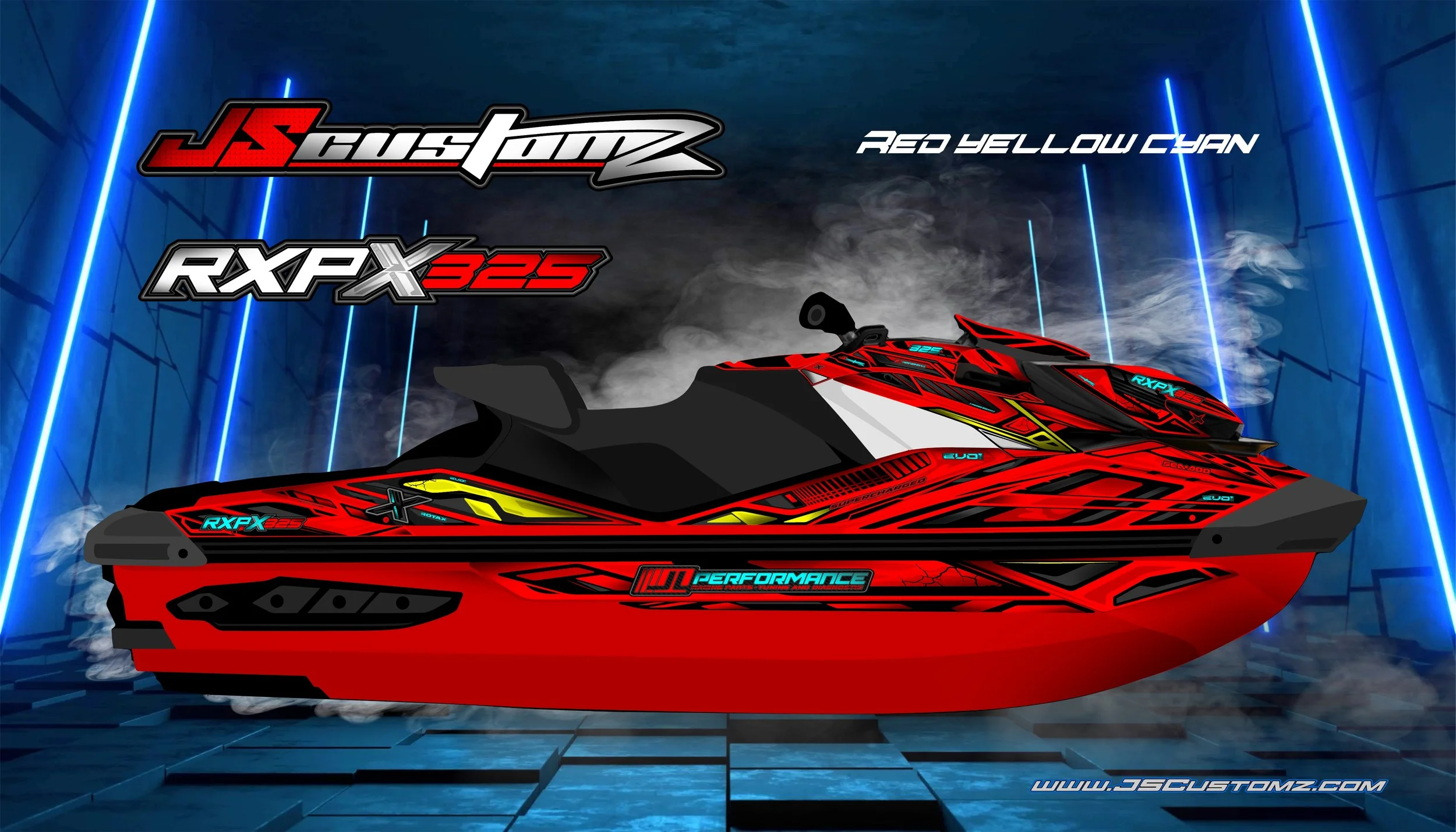 SEADOO RXPX 21-UP EVO1 GRAPHIC KIT RED YELLOW CYAN.jpg