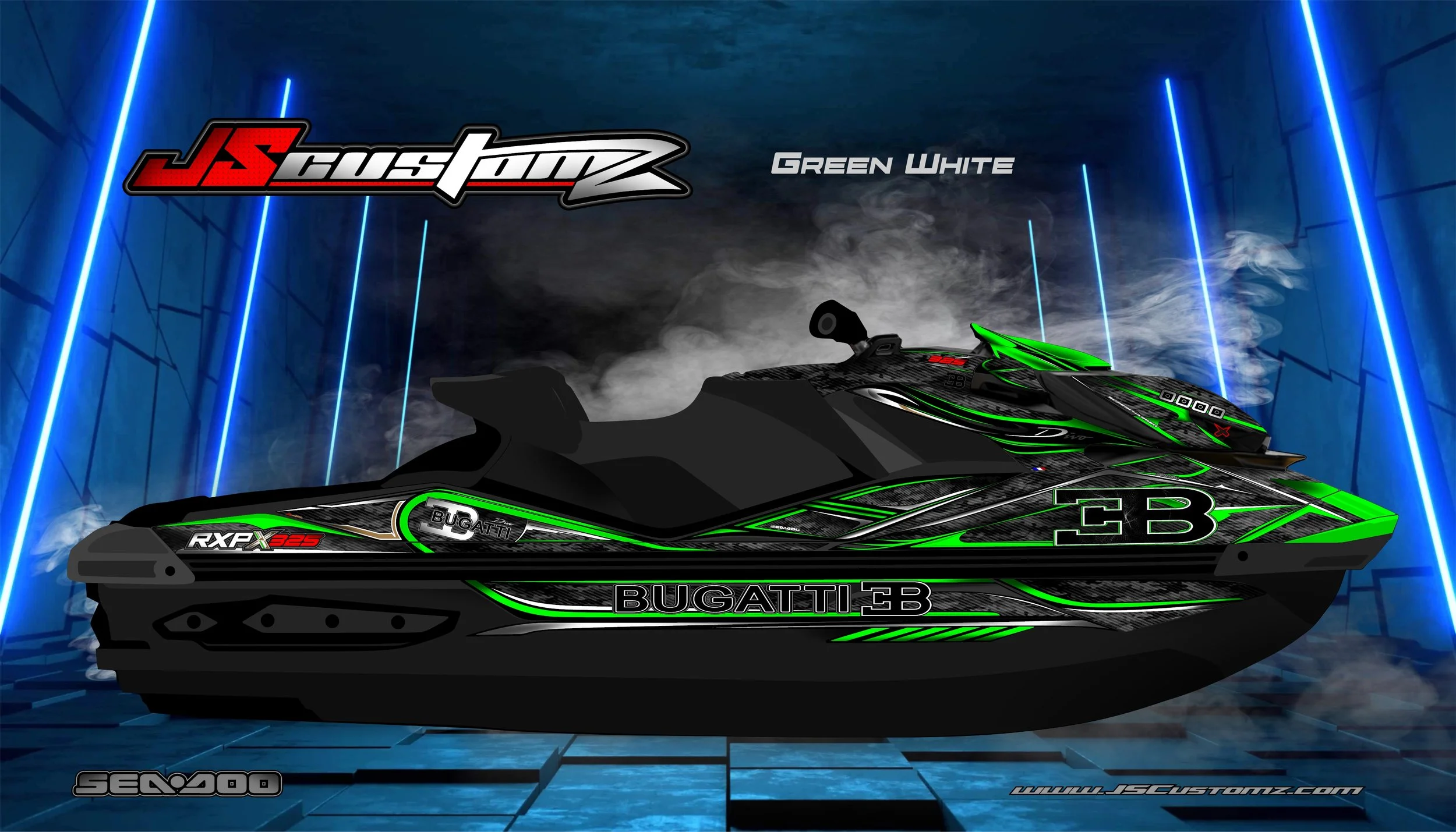 SEADOO RXPX 21-UP BUGATTI GRAPHIC KIT GREEN WHITE.jpg