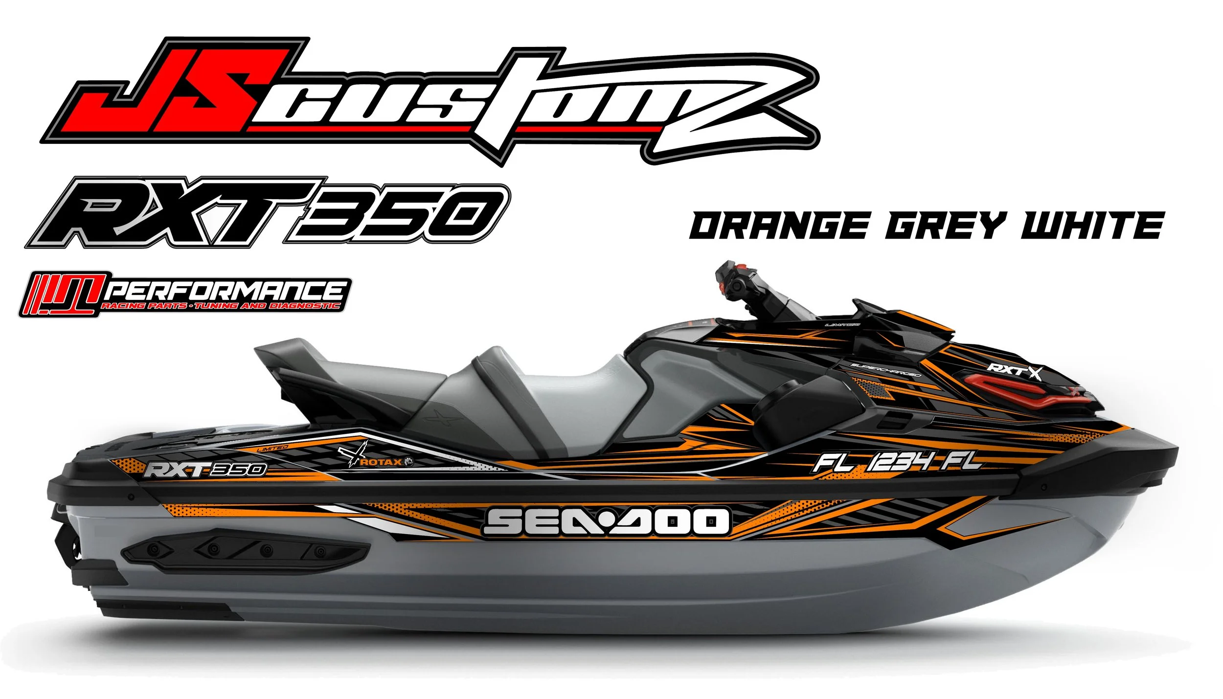 seadoo rxtx js1 full color graphic kit ORANGE GREY WHITE .jpg