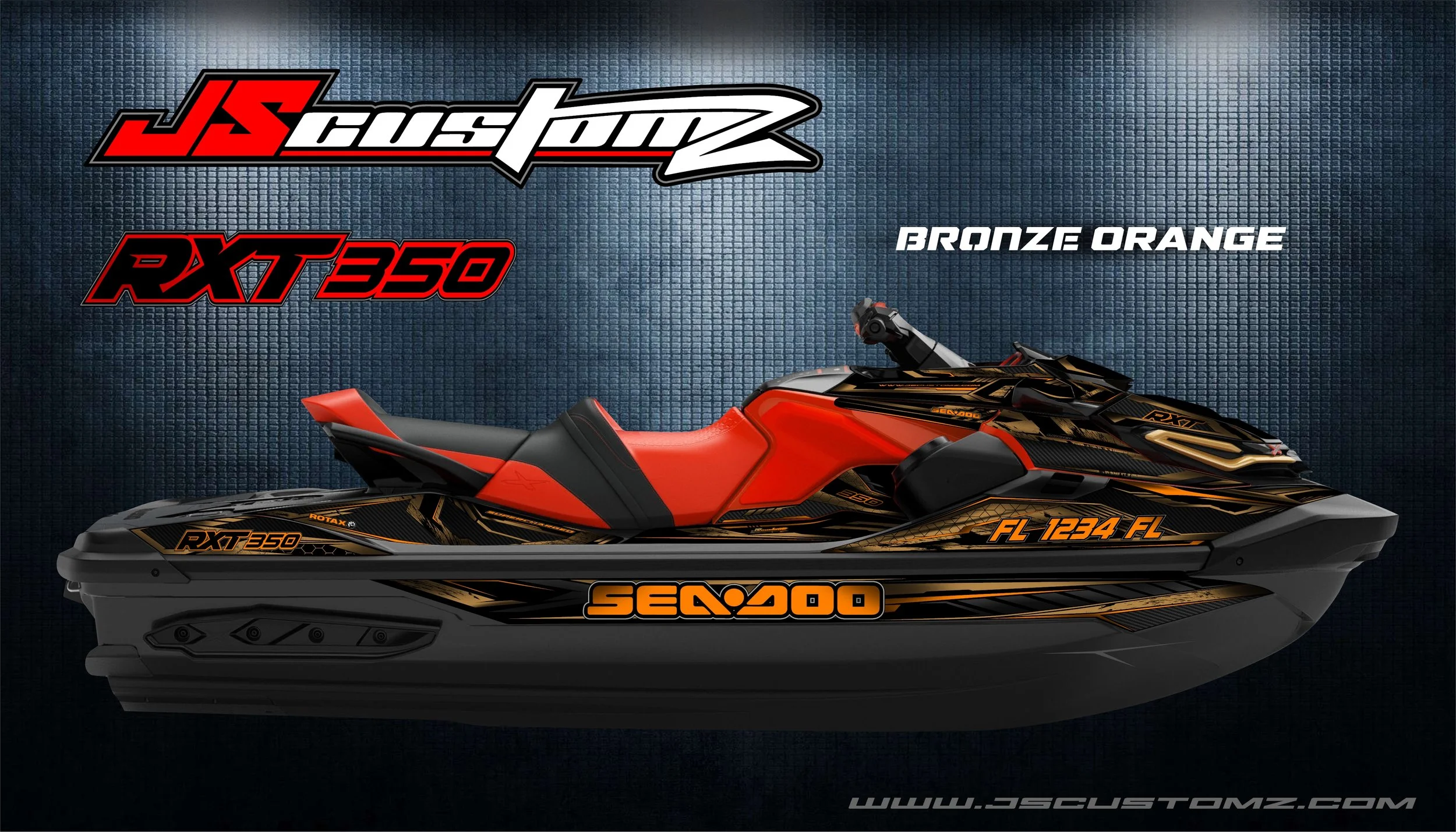 Seadoo rxt 18-up js6 graphic kit  BRONZE ORANGE.jpg