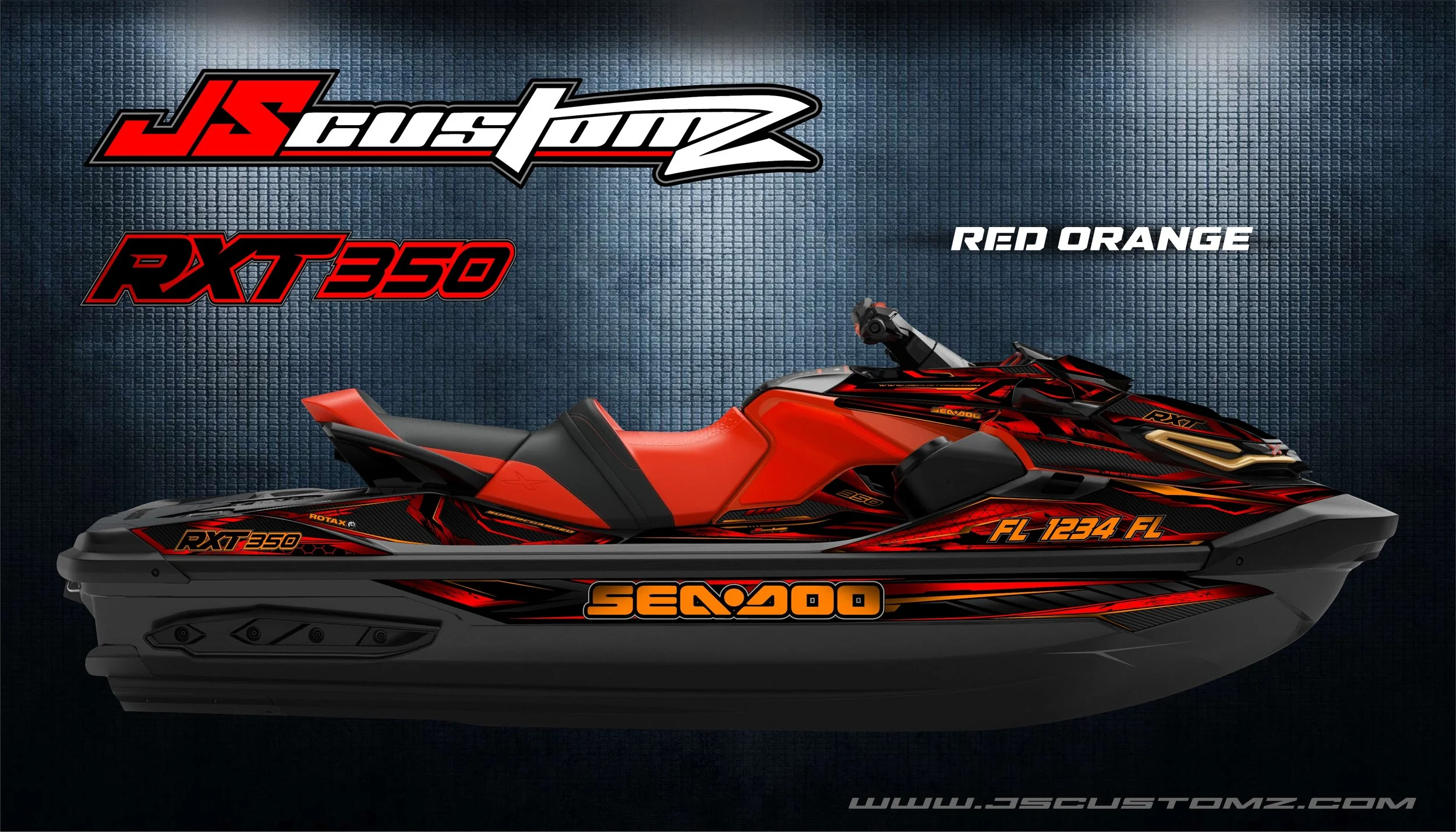 Seadoo rxt 18-up js6 graphic kit  RED ORANGE.jpg