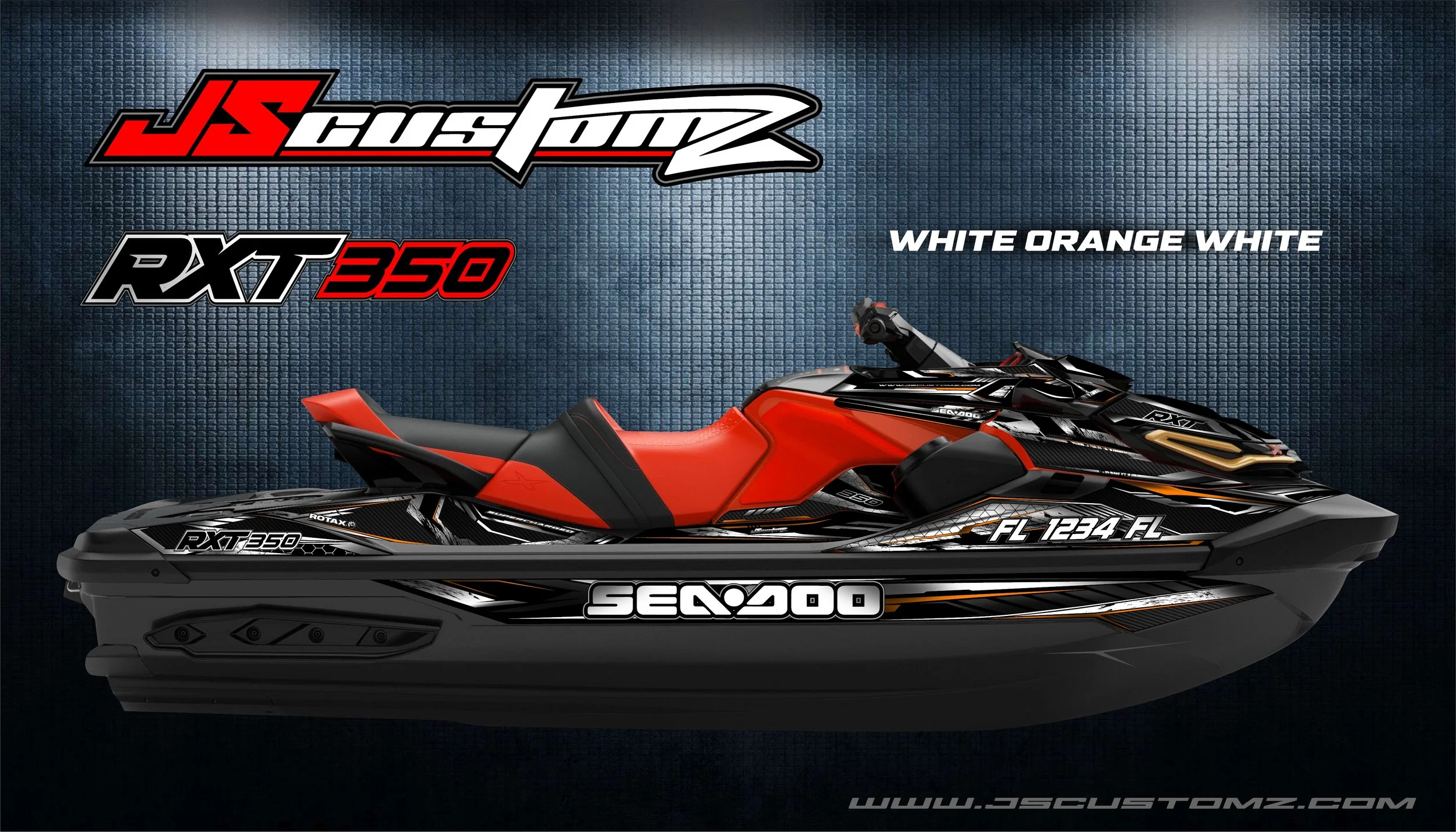 Seadoo rxt 18-up js6 graphic kit  WHITE ORANGE WHITE.jpg