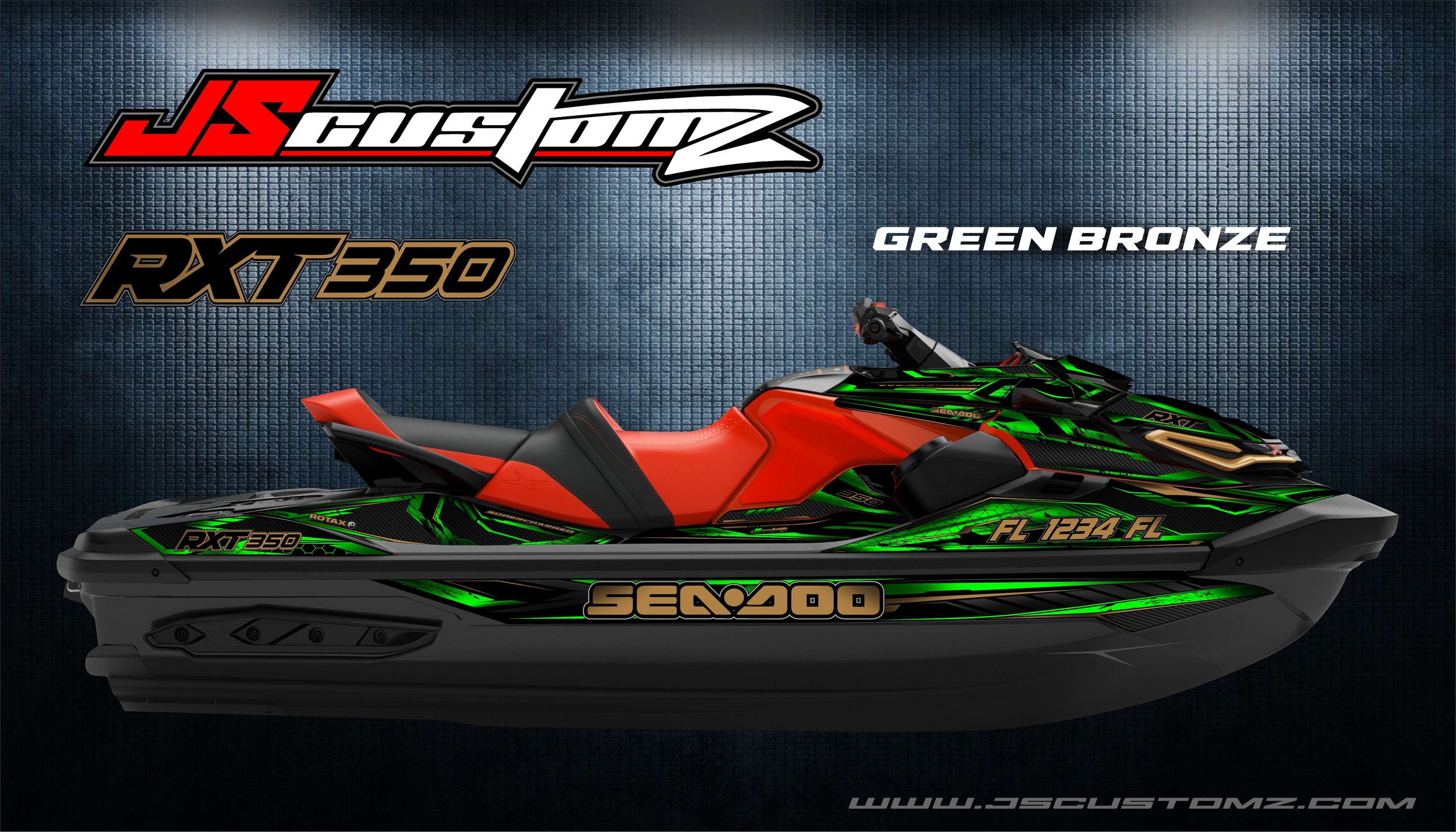 Seadoo rxt 18-up js6 graphic kit green bronze.jpg