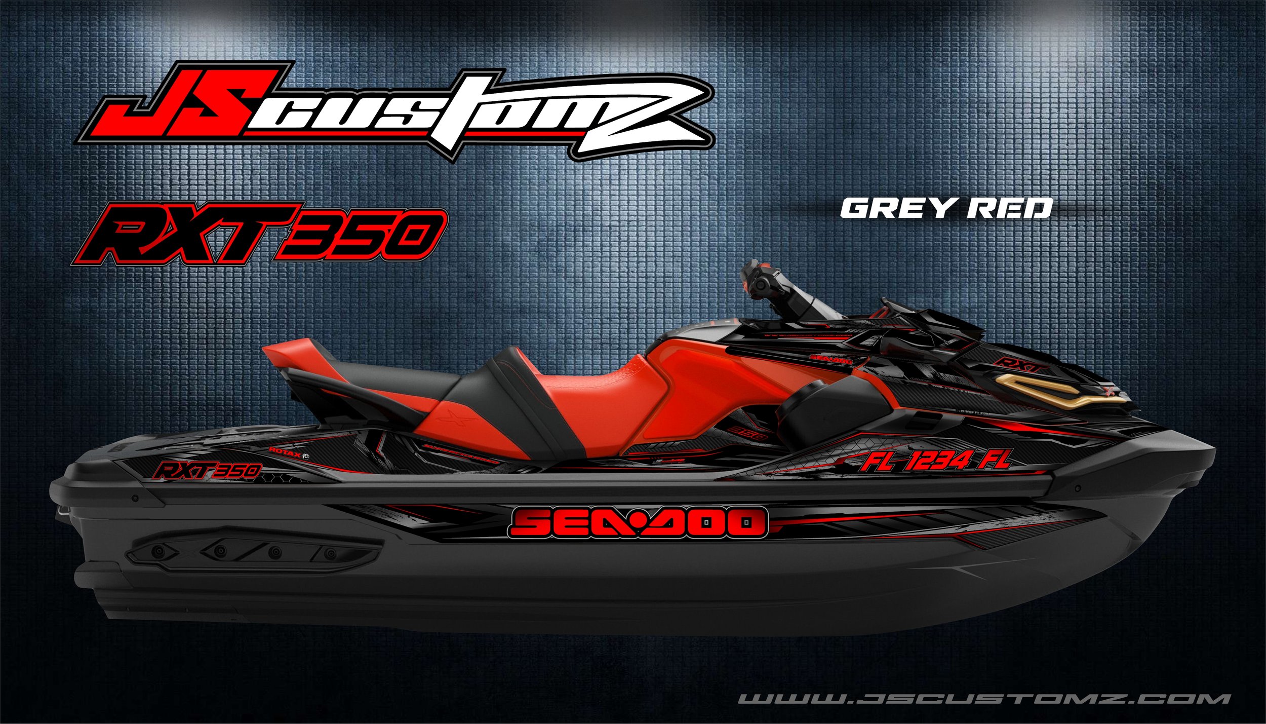 Seadoo rxt 18-up js6 graphic kit grey red .jpg