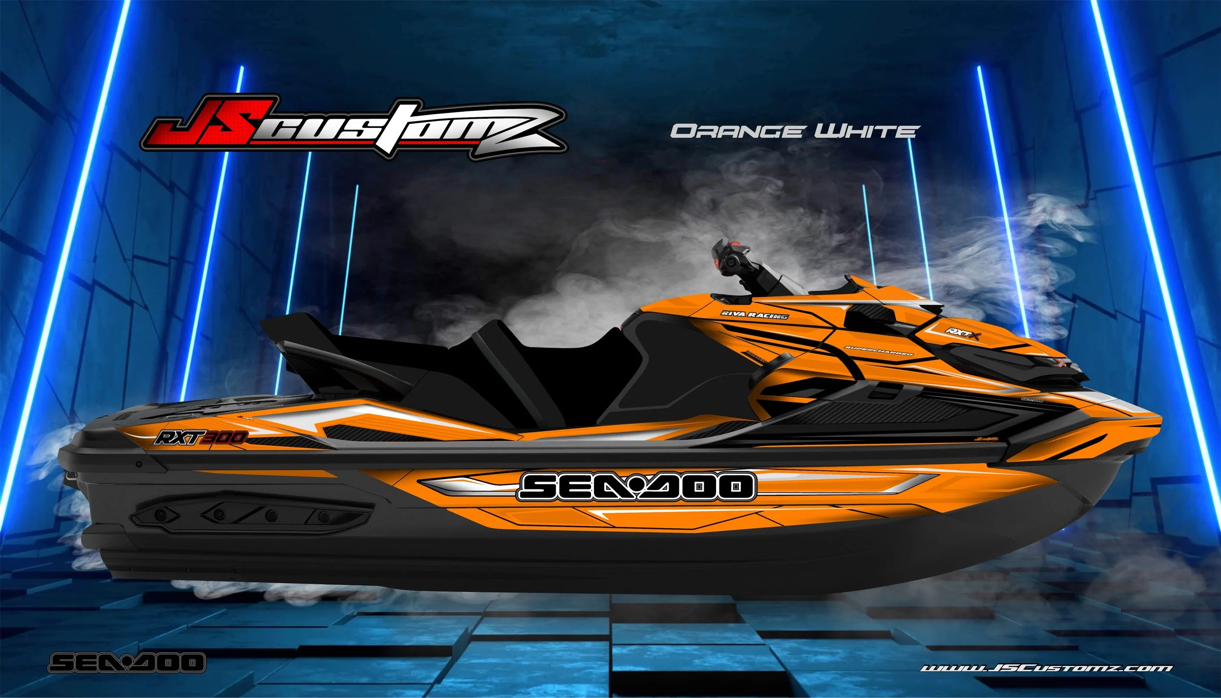 SEADOO RXT 18-UP JS7 GRAPHIC KIT ORANGE WHITE.jpg