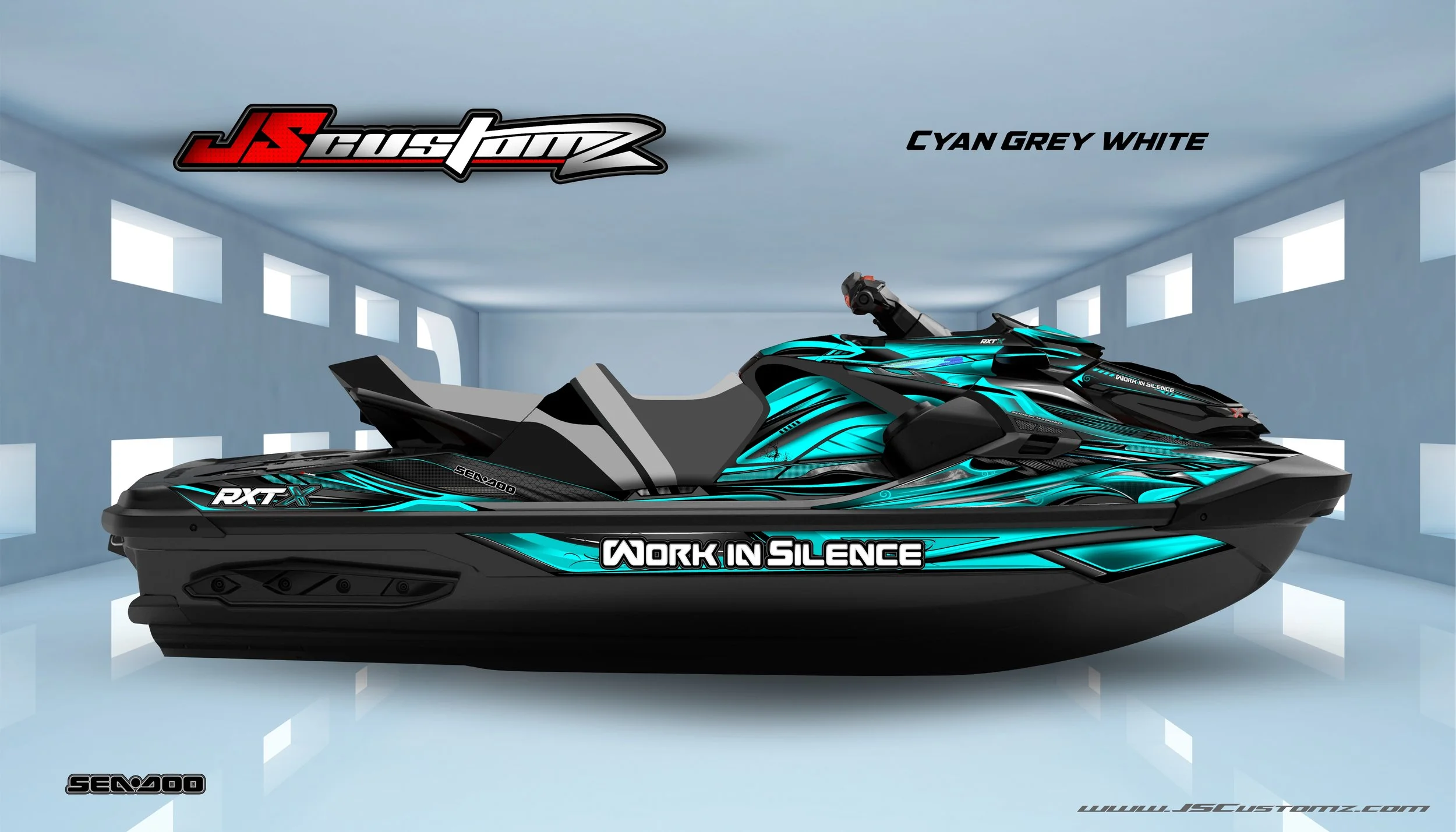 SEADOO RXTX 18-UP JS8 GRAPHIC KIT CYAN GREY WHITE.jpg