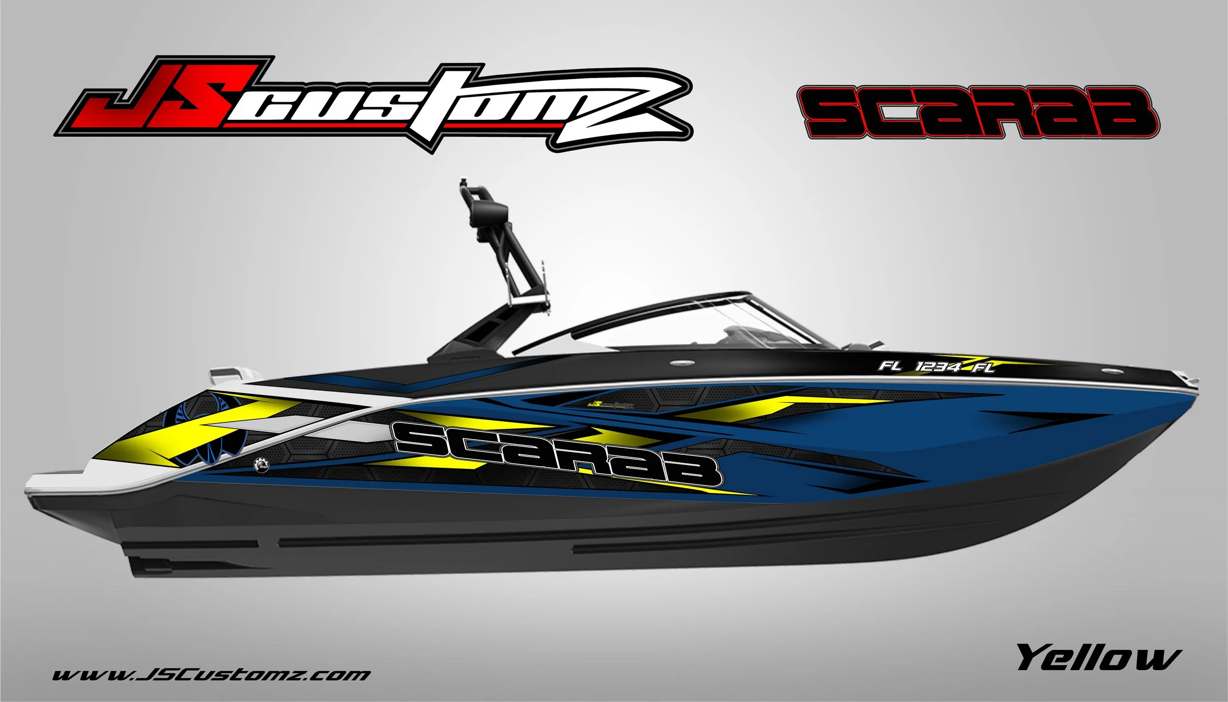 Scarab js3 graphic kit Graphic Kit blue background yellow .jpg