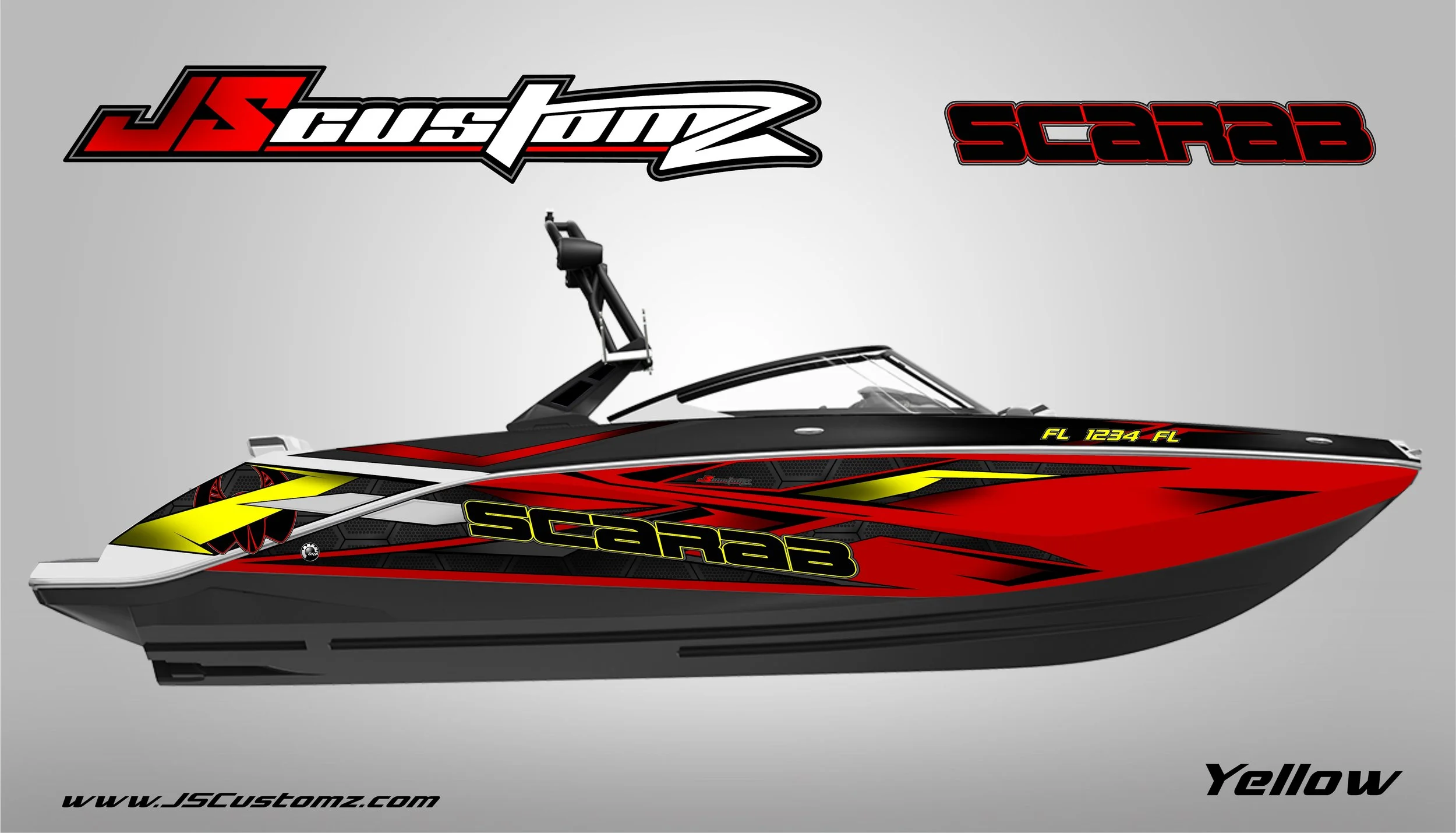 Scarab js3 graphic kit Graphic Kit red background Yellow .jpg