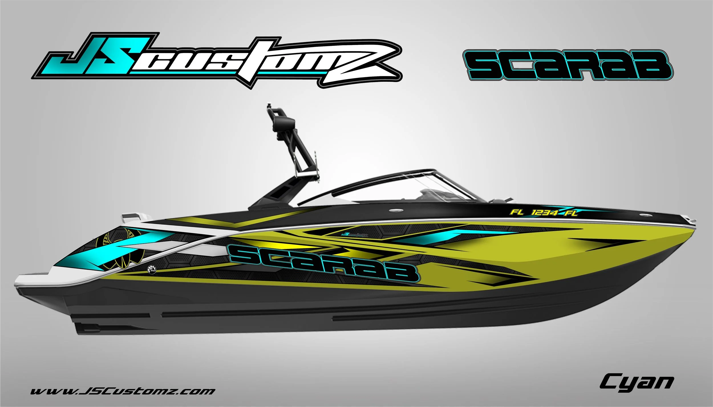 Scarab js3 graphic kit Graphic Kit yellow background cyan .jpg