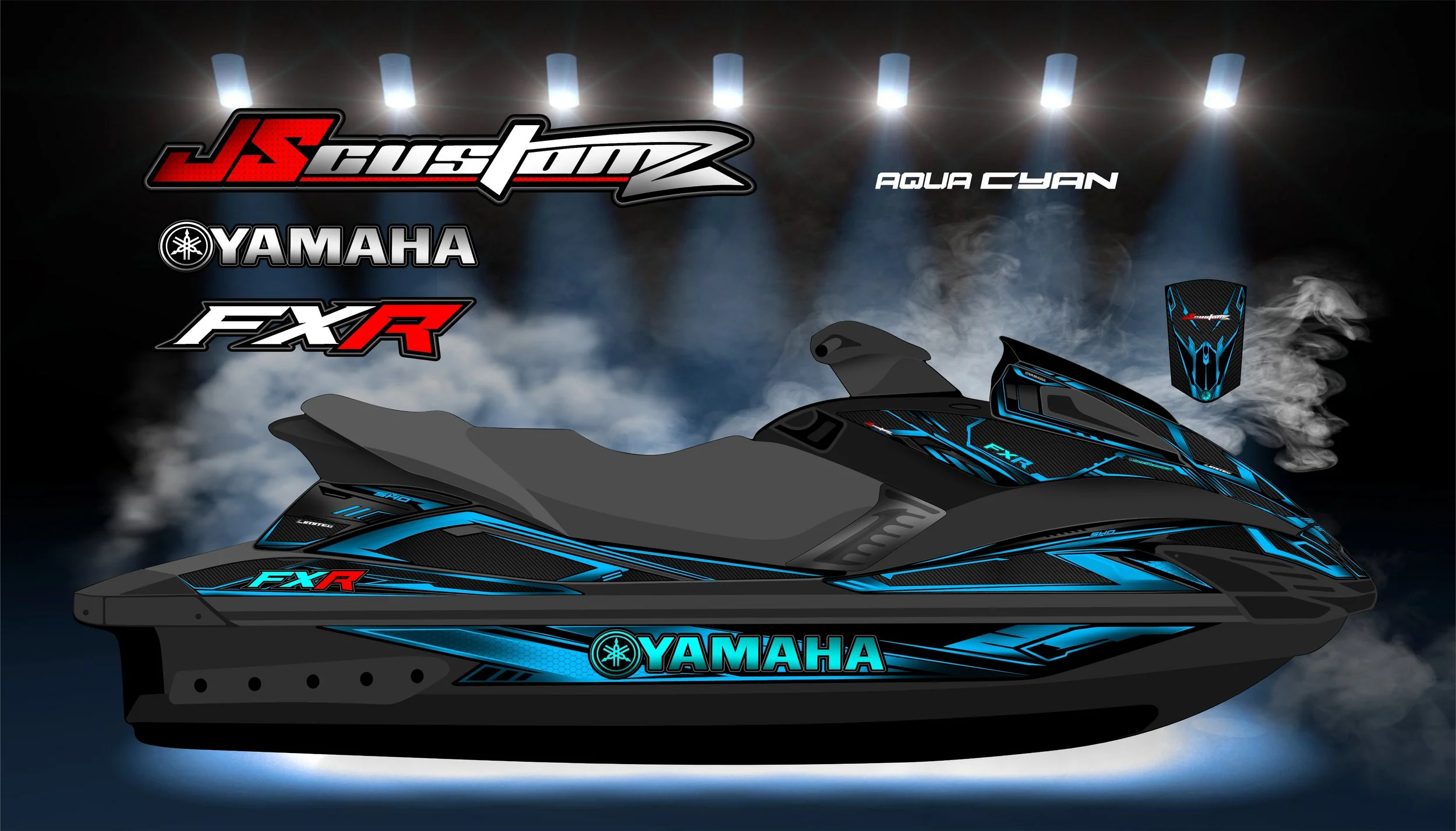 YAMAHA FX 2008-2011 JS2 GRAPHIC KIT AQUA CYAN.jpg
