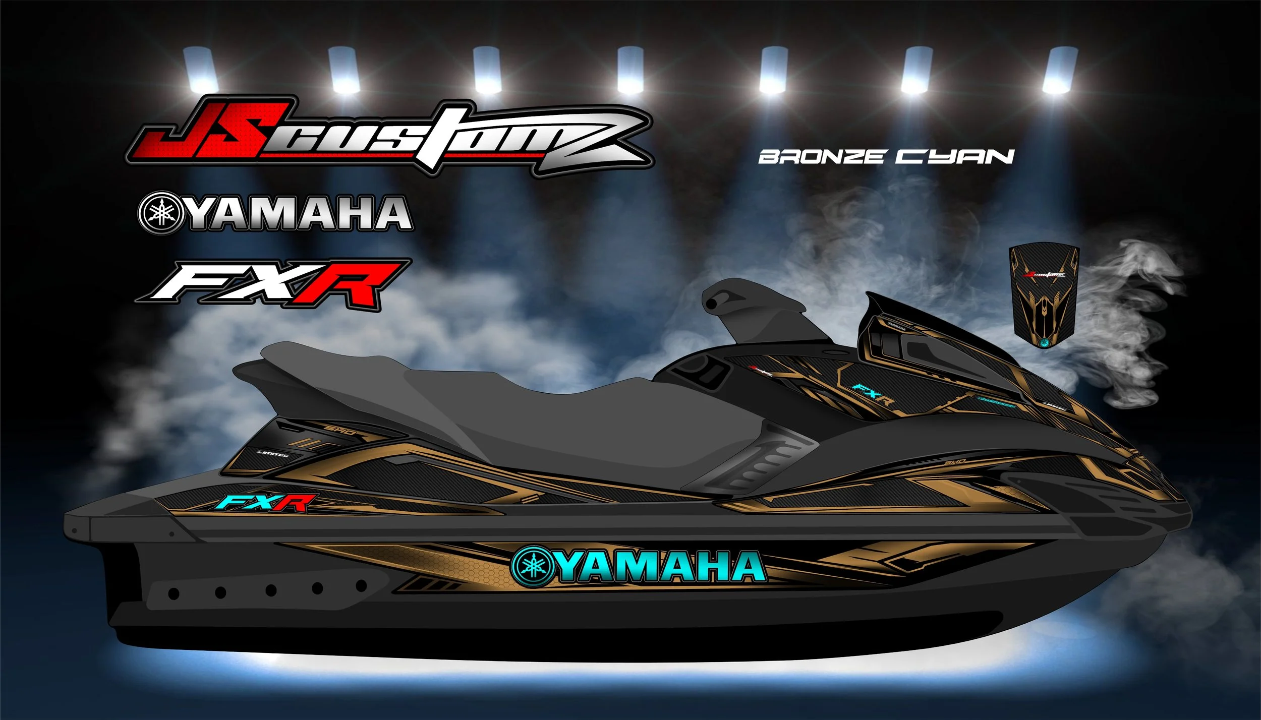 YAMAHA FX 2008-2011 JS2 GRAPHIC KIT BRONZE CYAN.jpg