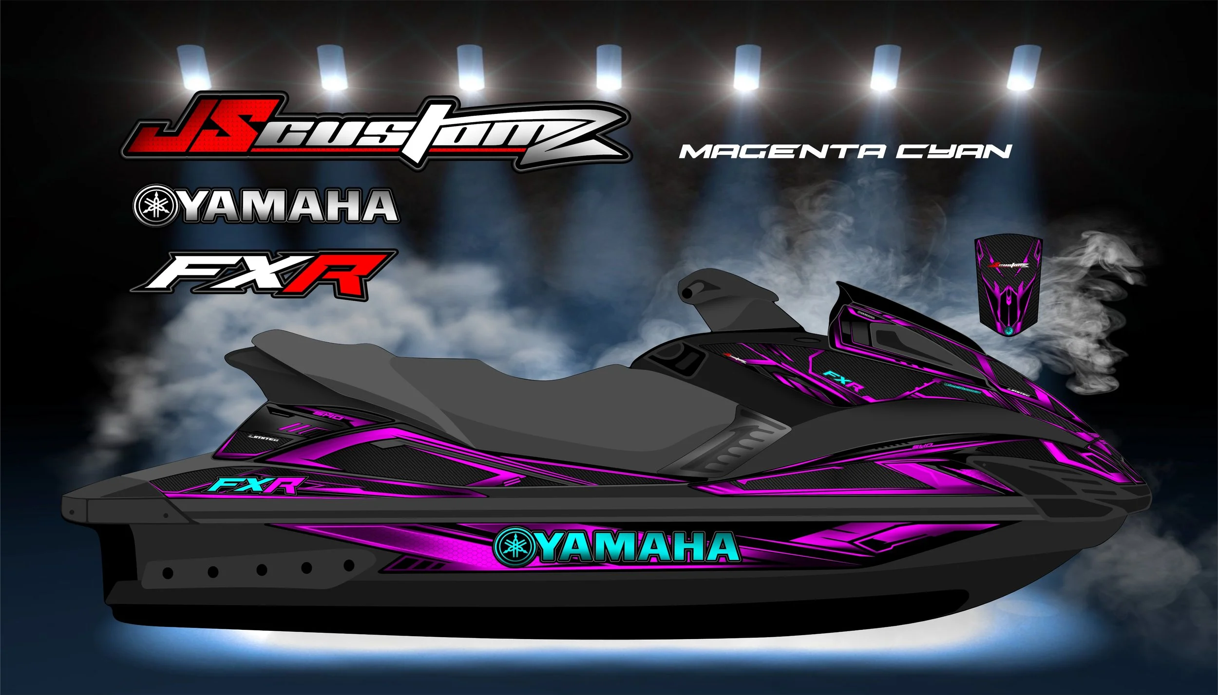 YAMAHA FX 2008-2011 JS2 GRAPHIC KIT MAGENTA CYAN.jpg
