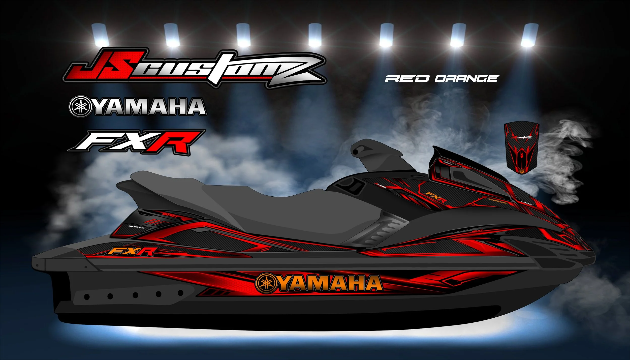 YAMAHA FX 2008-2011 JS2 GRAPHIC KIT RED ORANGE.jpg