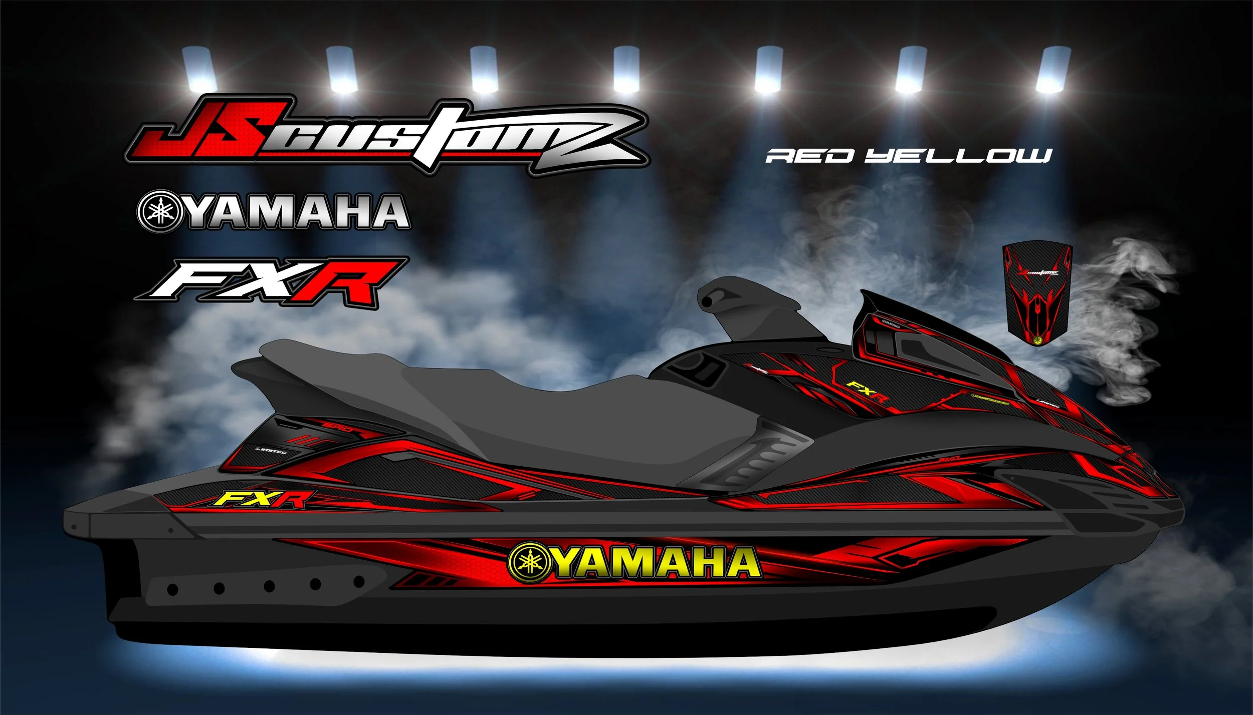 YAMAHA FX 2008-2011 JS2 GRAPHIC KIT RED YELLOW.jpg