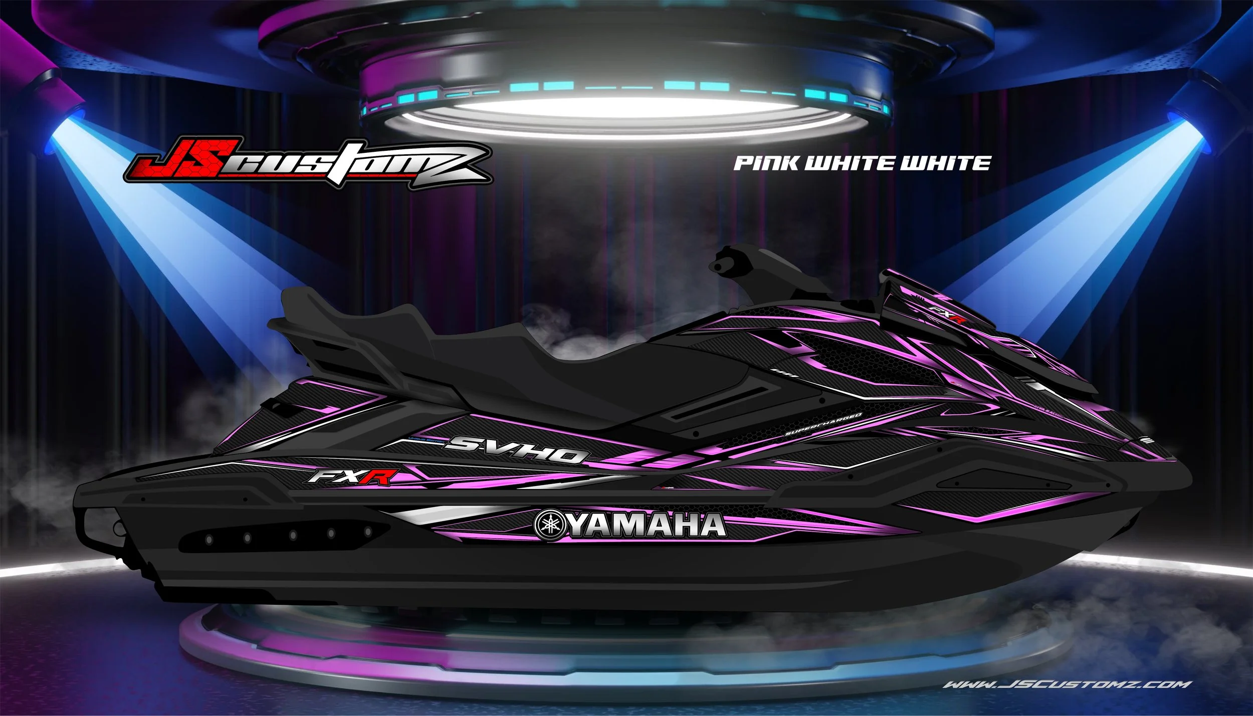 Yamaha FX 19-UP JS4 GRAPHIC KIT 2025 Pink white white.jpg