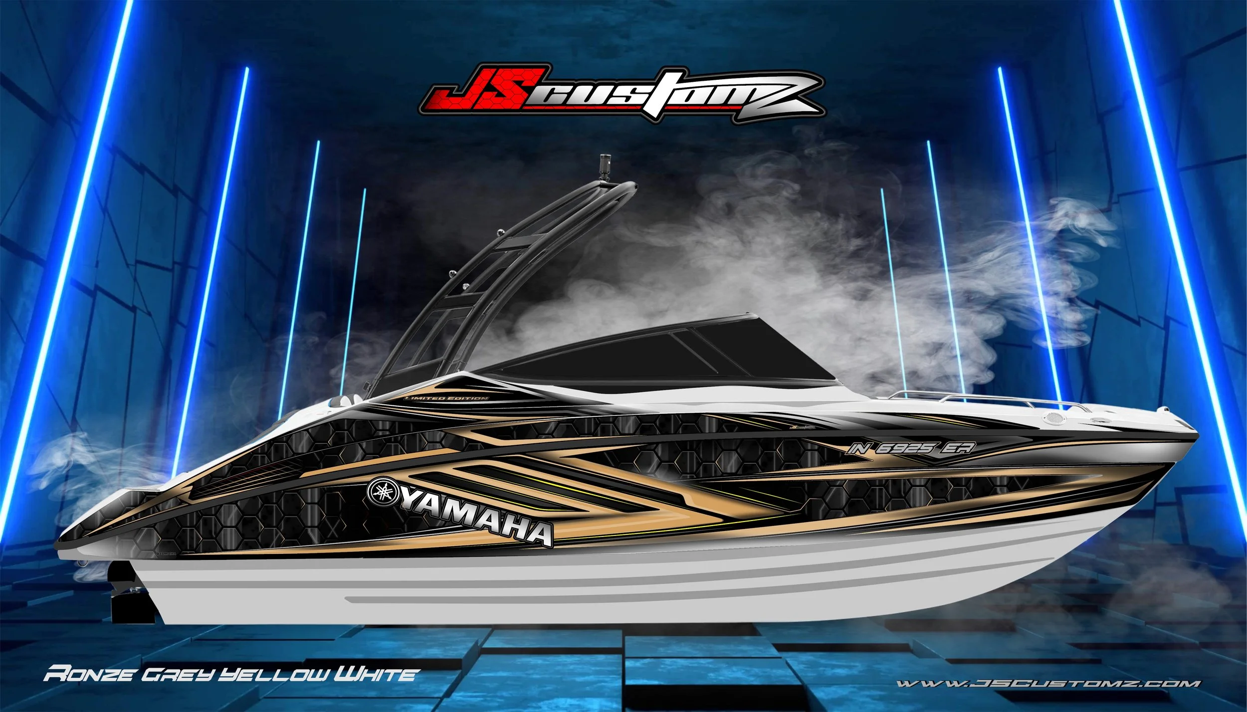 YAMAHA AR JETBOAT JS1 GRAPHIC KIT BRONZE GREY YELLOW WHITE 2025.jpg