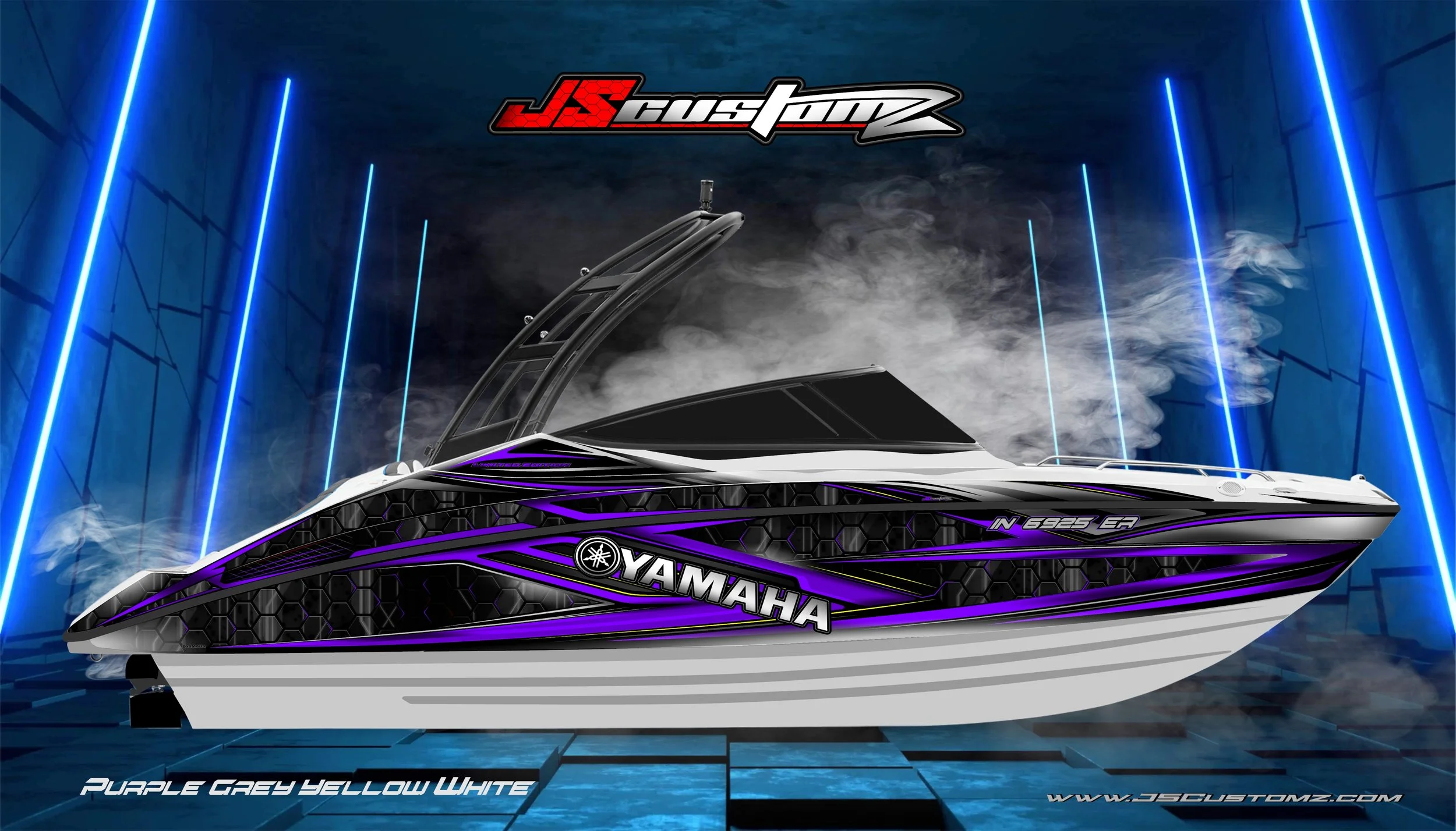 YAMAHA AR JETBOAT JS1 GRAPHIC KIT PURPLE GREY YELLOW WHITE 2025.jpg