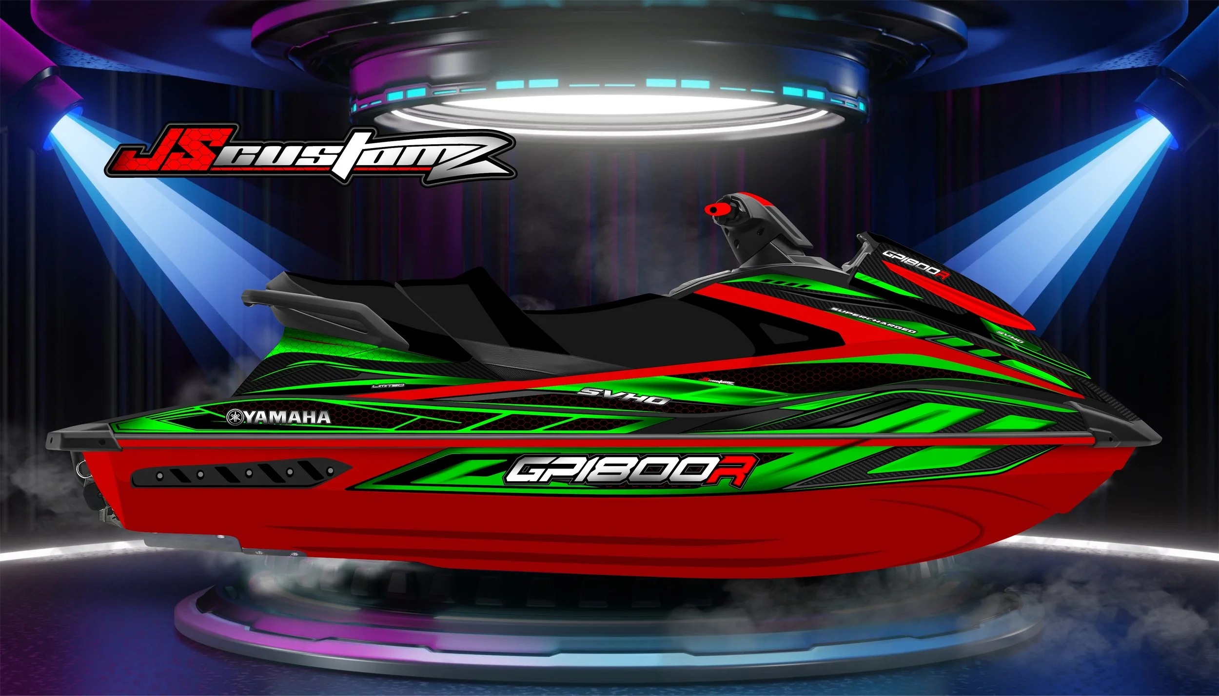 Yamaha GP 17 20 JS6 Graphic Kit green Grey White.jpg