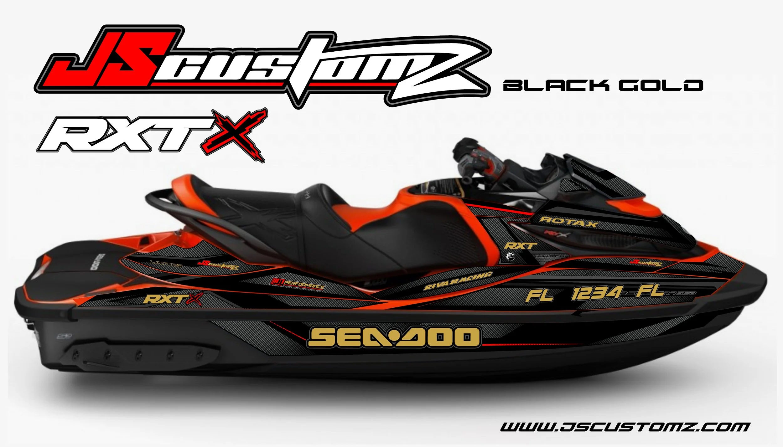 SEADOO RXT ST3 JS1 FULL COLOR GRAPHIC KIT  BLACK GOLD.jpg