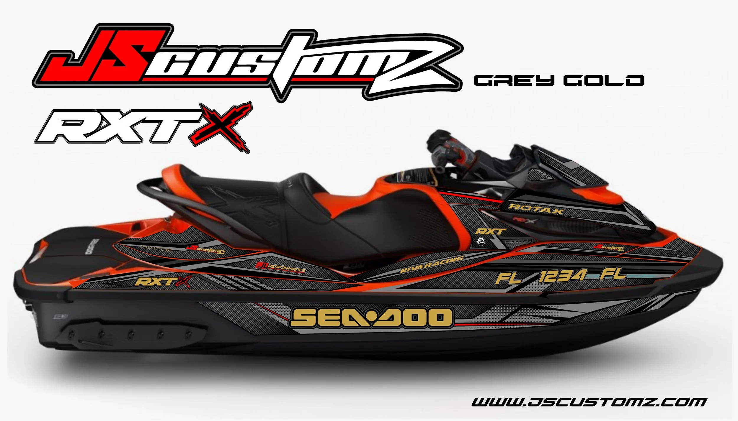 SEADOO RXT ST3 JS1 FULL COLOR GRAPHIC KIT  GREY GOLD.jpg
