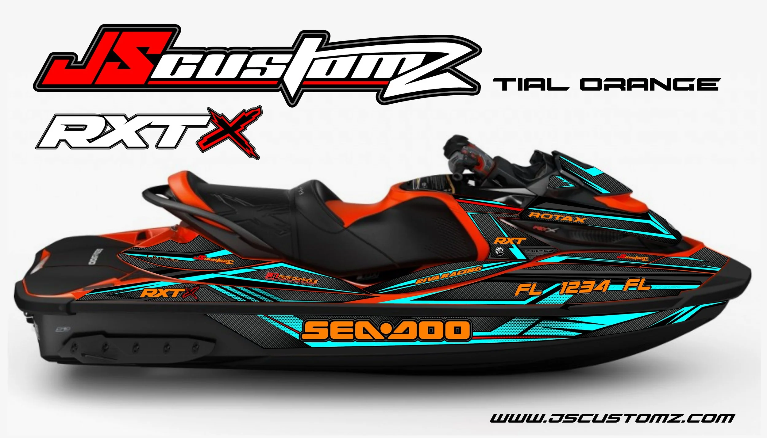 SEADOO RXT ST3 JS1 FULL COLOR GRAPHIC KIT TIAL ORANGE.jpg