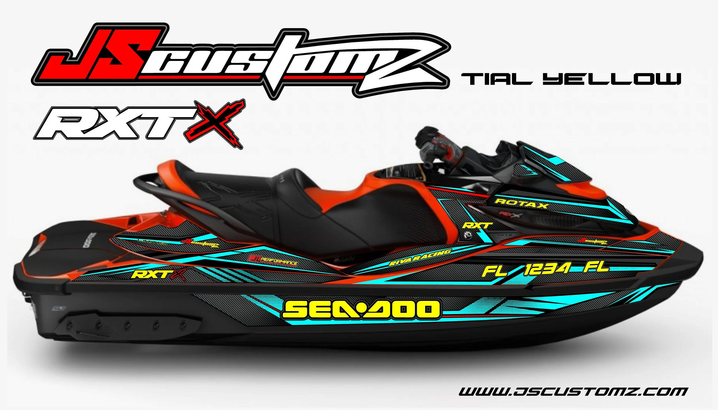 SEADOO RXT ST3 JS1 FULL COLOR GRAPHIC KIT TIAL YELLOW.jpg