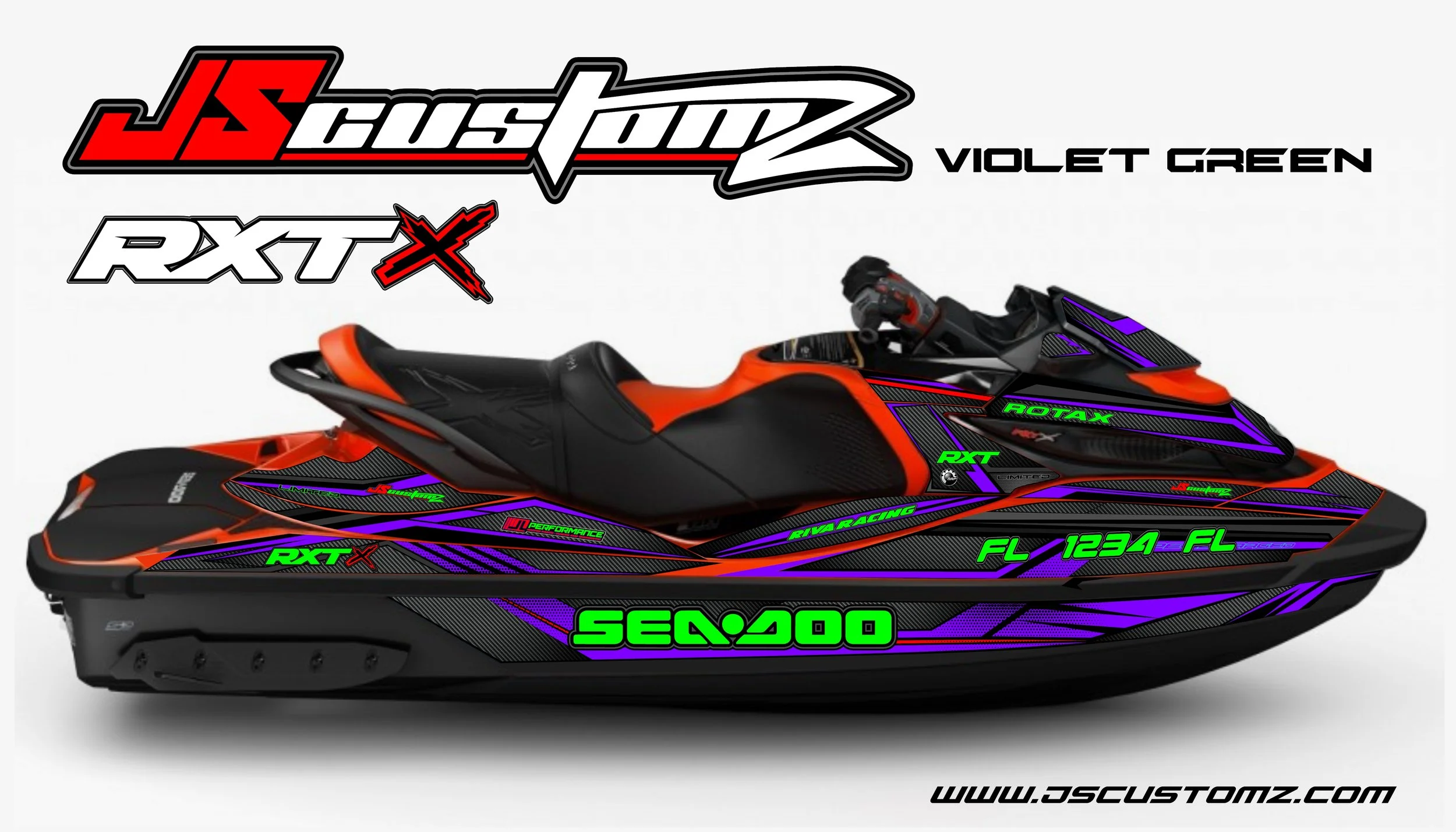 SEADOO RXT ST3 JS1 FULL COLOR GRAPHIC KIT VIOLET GREEN.jpg