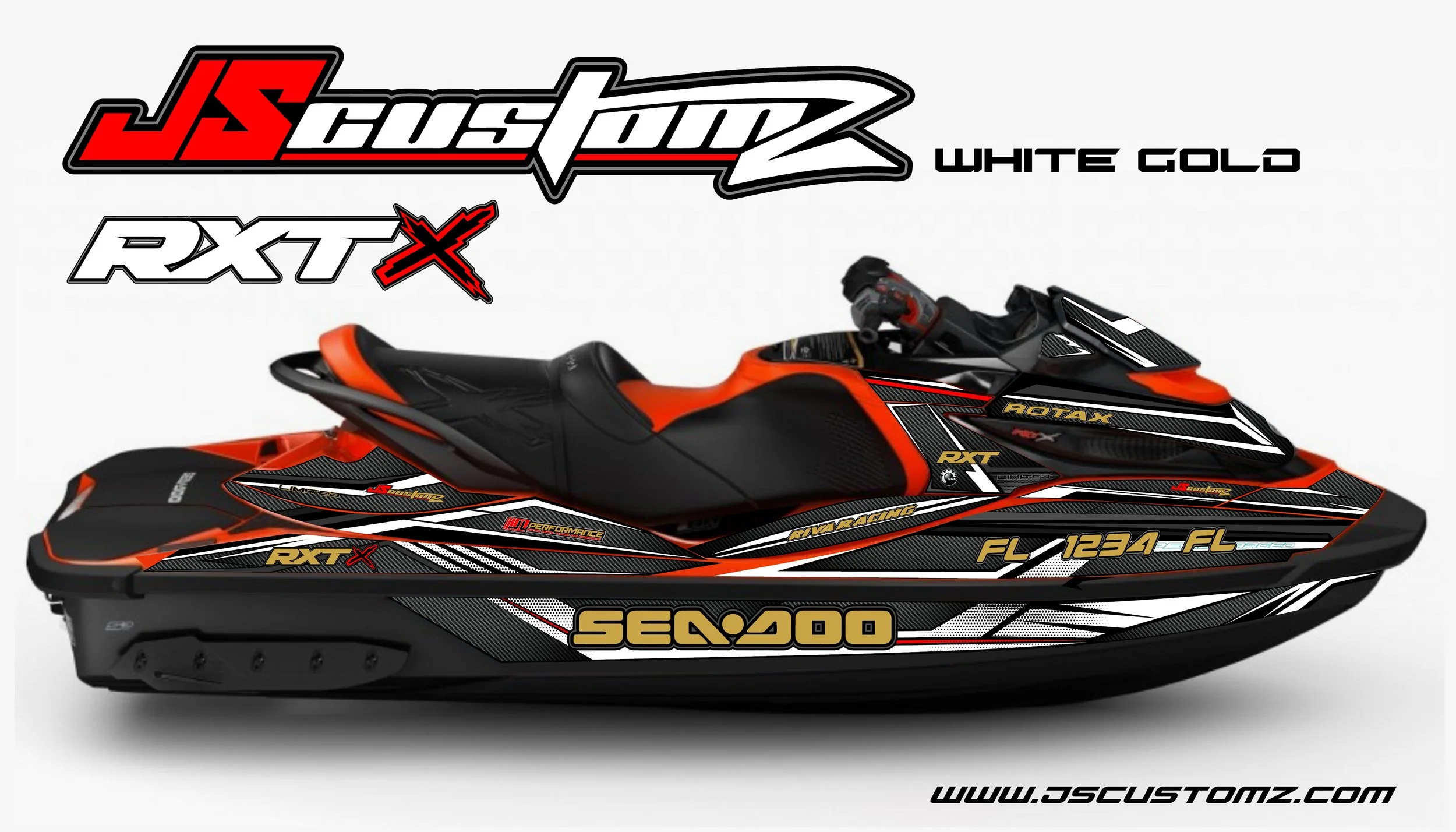 SEADOO RXT ST3 JS1 FULL COLOR GRAPHIC KIT WHITE GOLD.jpg