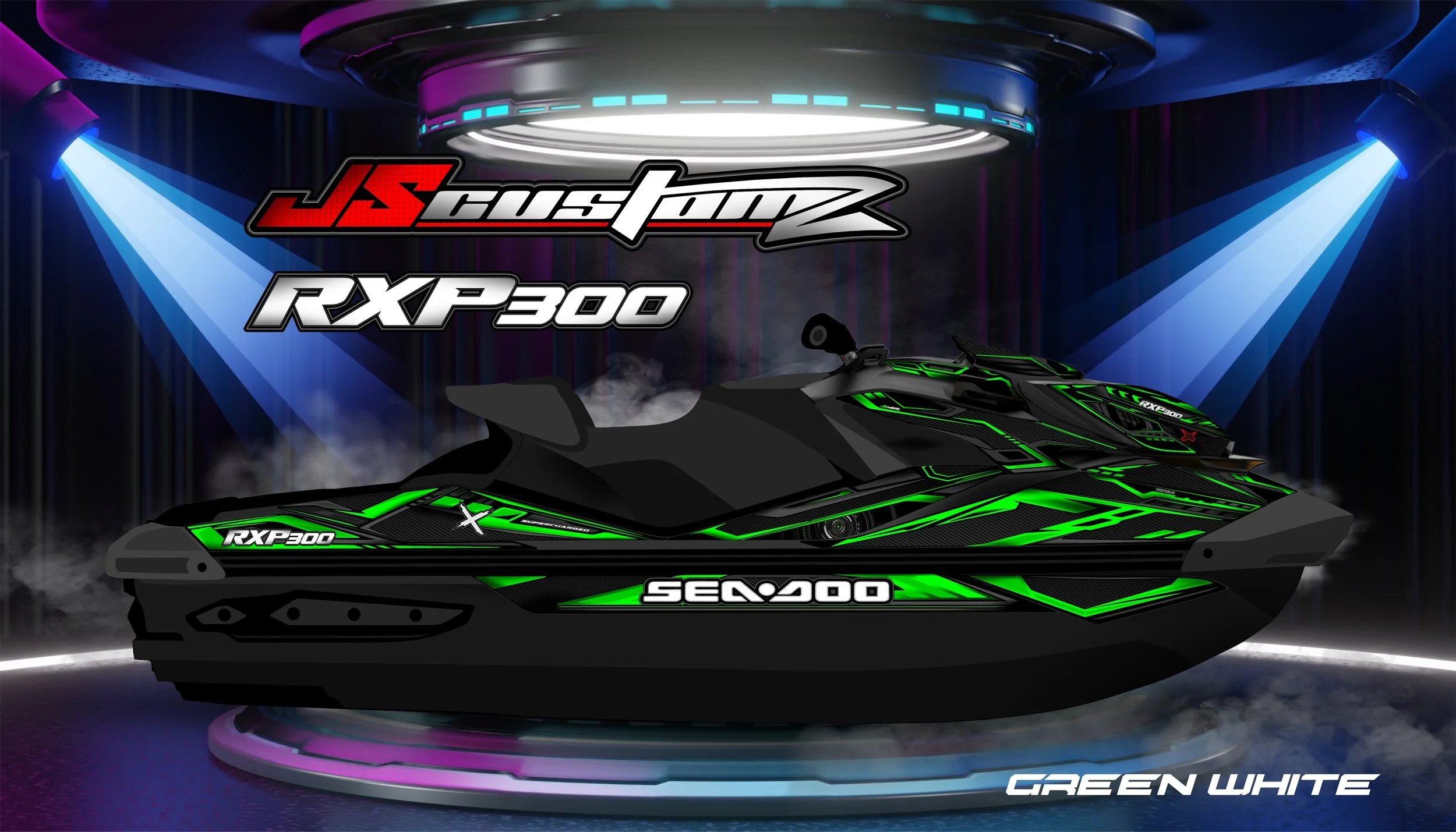SEADOO RXPX 21 UP JS4 GRAPHIC KIT GREEN WHITE.jpg