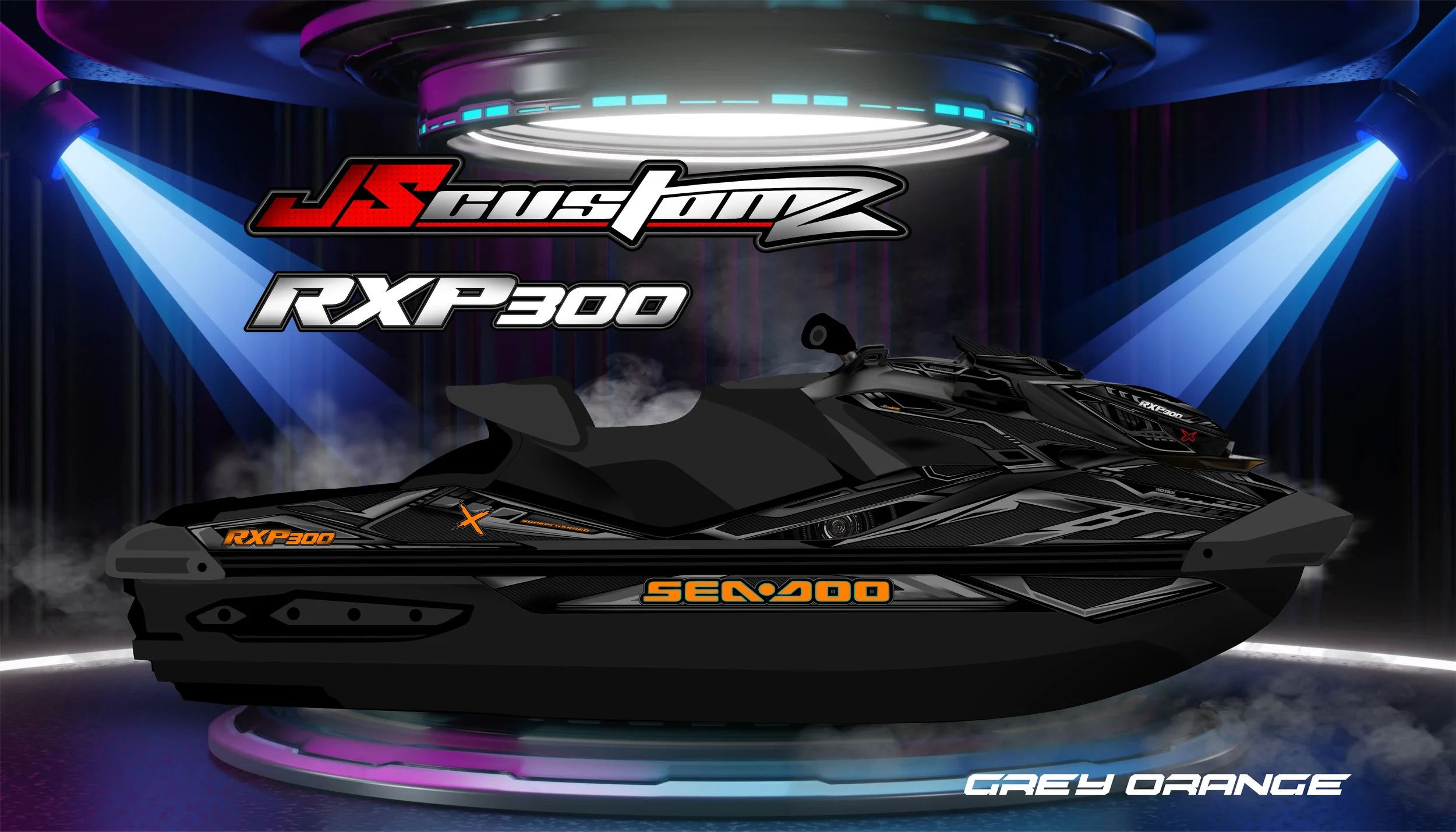 SEADOO RXPX 21 UP JS4 GRAPHIC KIT GREY ORANGE.jpg
